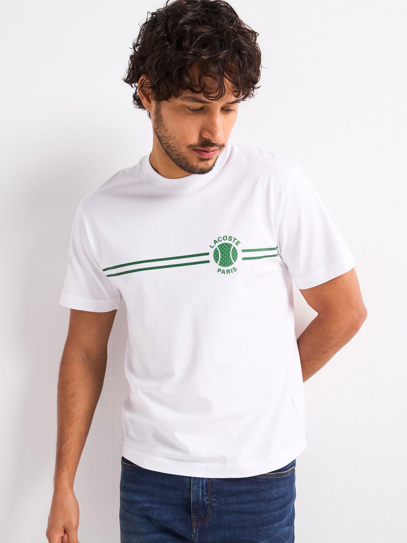 undefined Classic Fit Tennis Legacy T-Shirt - White