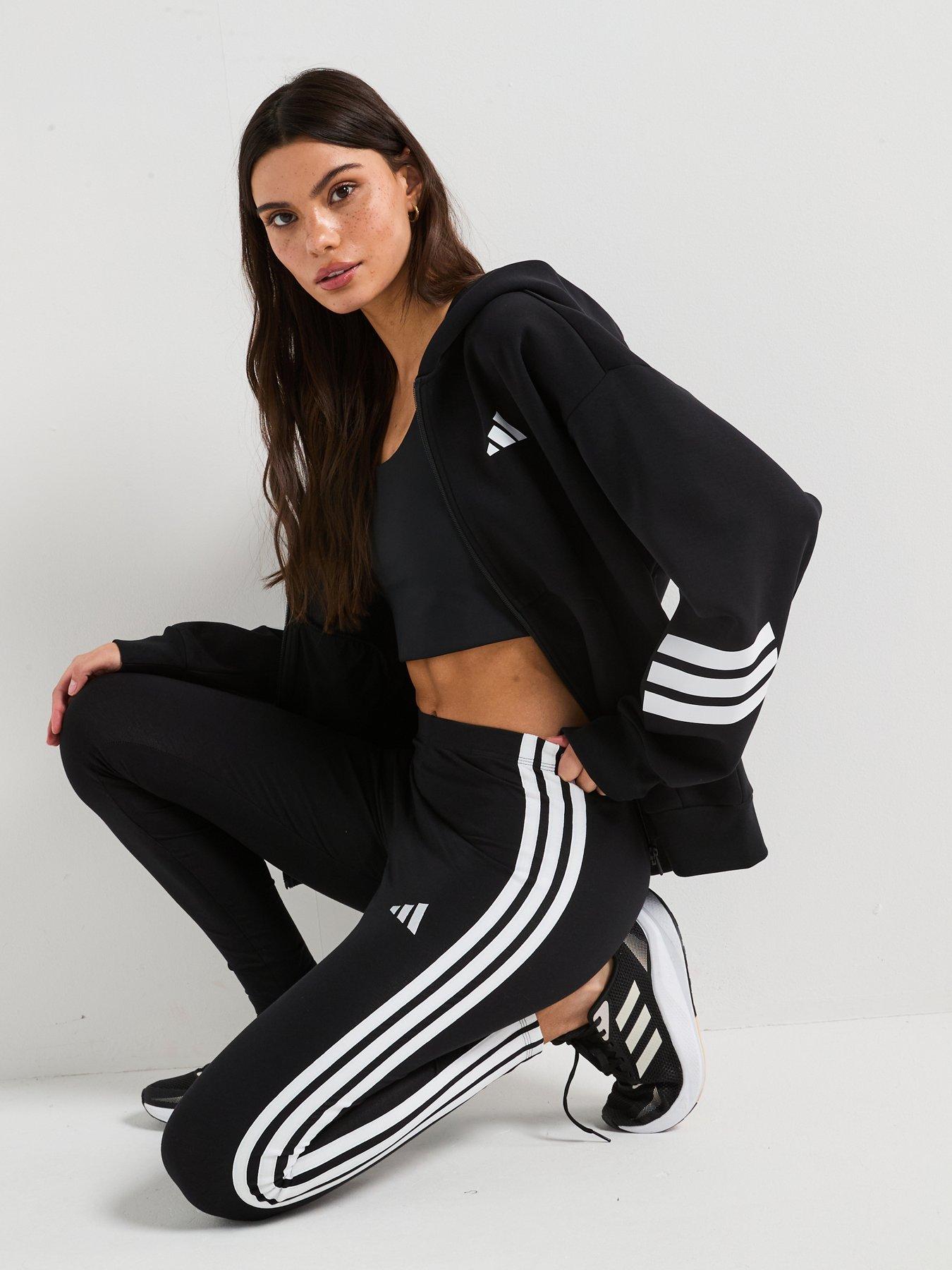 adidas Sportswear Womens Future Icons 3-Stripes Full-Zip Hoodie