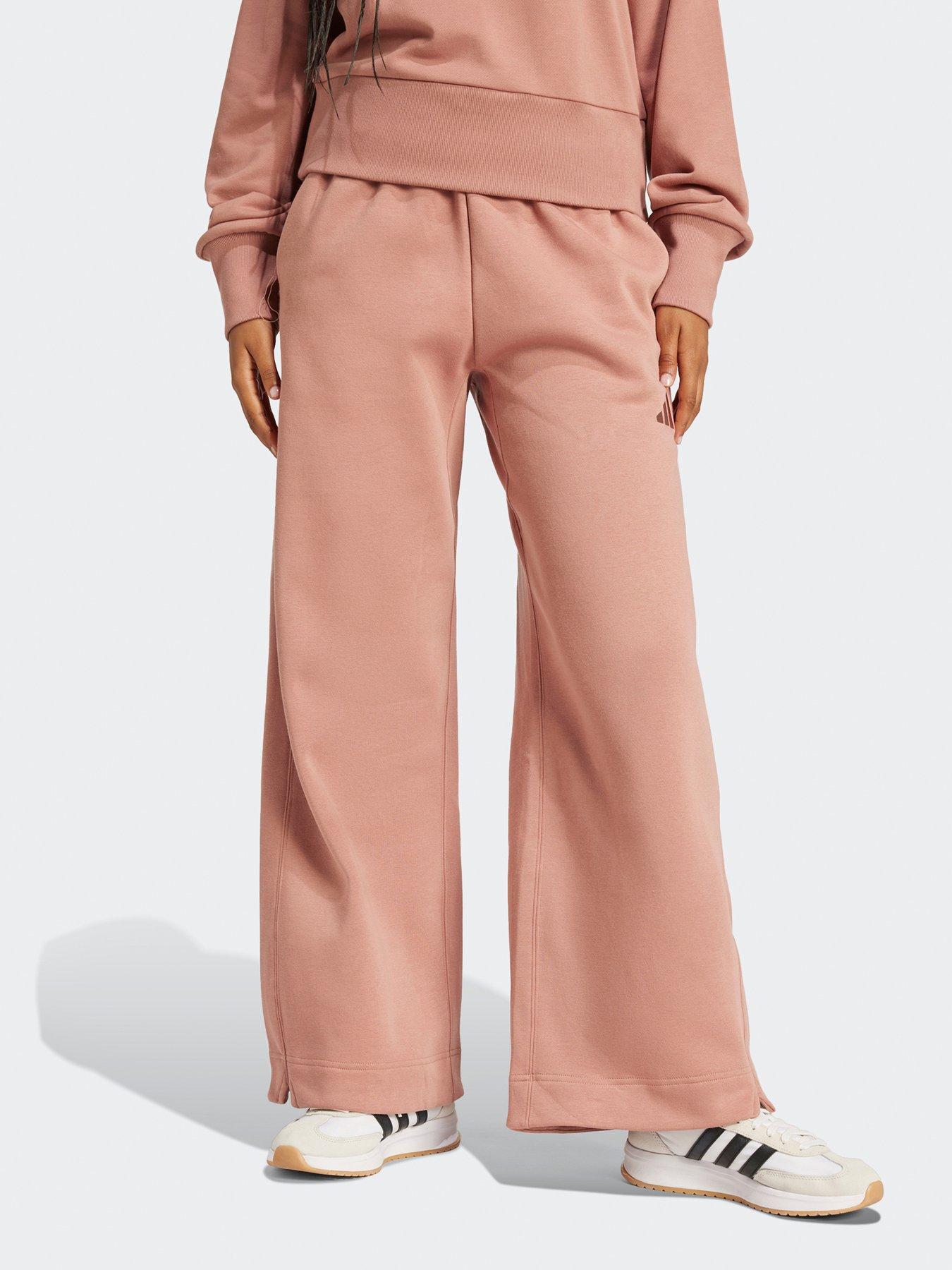undefined Womens All Szn Fleece Wide-leg Pants - Red