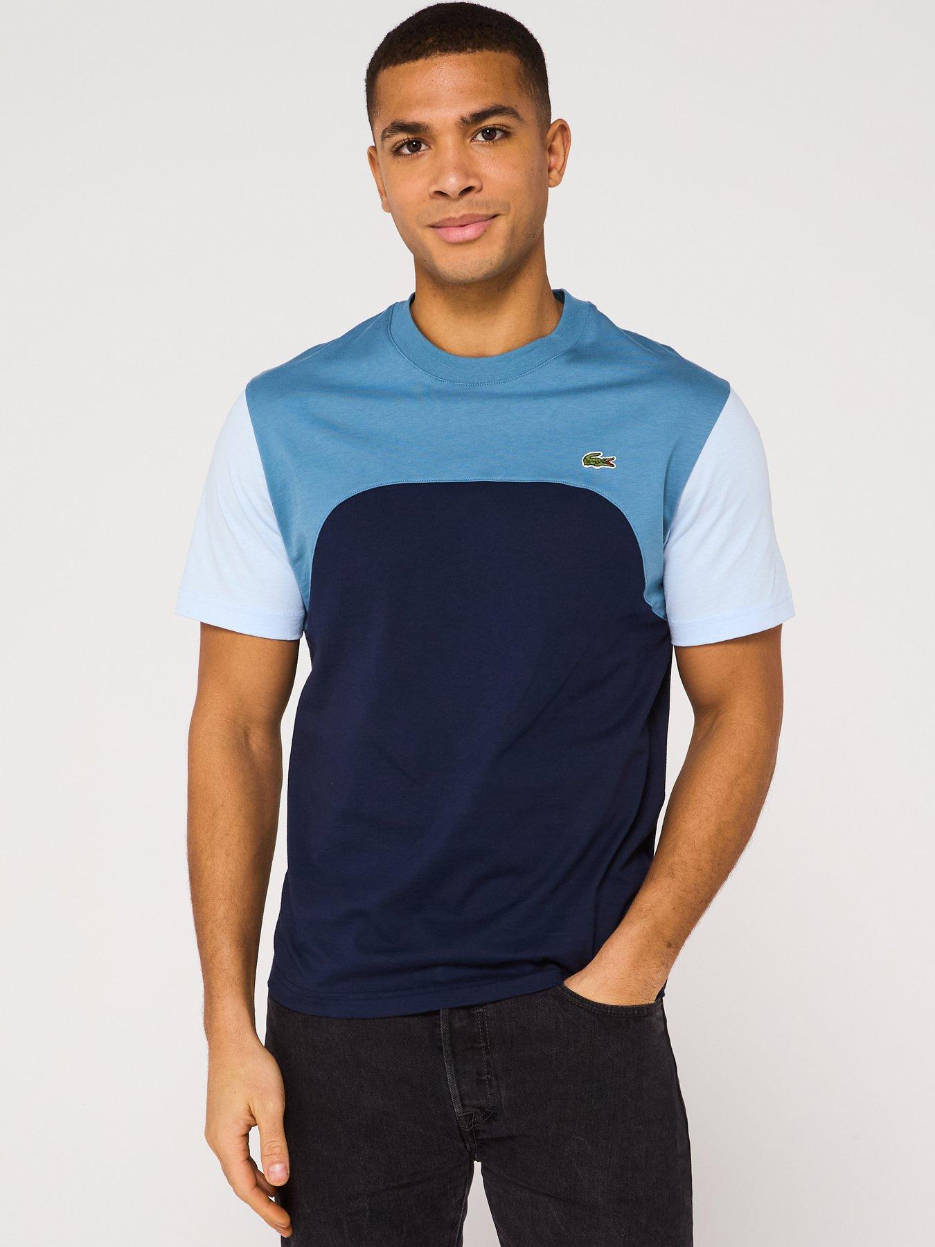 undefined Classic Fit Jersey Colourblock T-Shirt - Blue