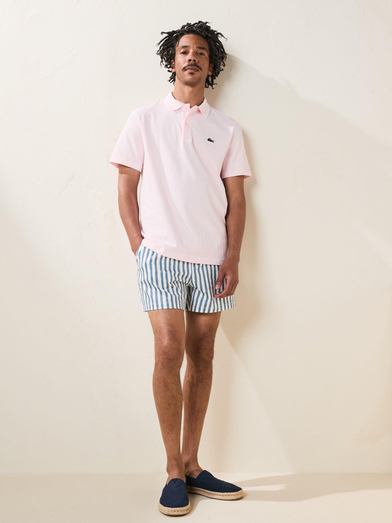  image of lacoste-regular-fit-cotton-ottoman-polo-shirt-light-pink