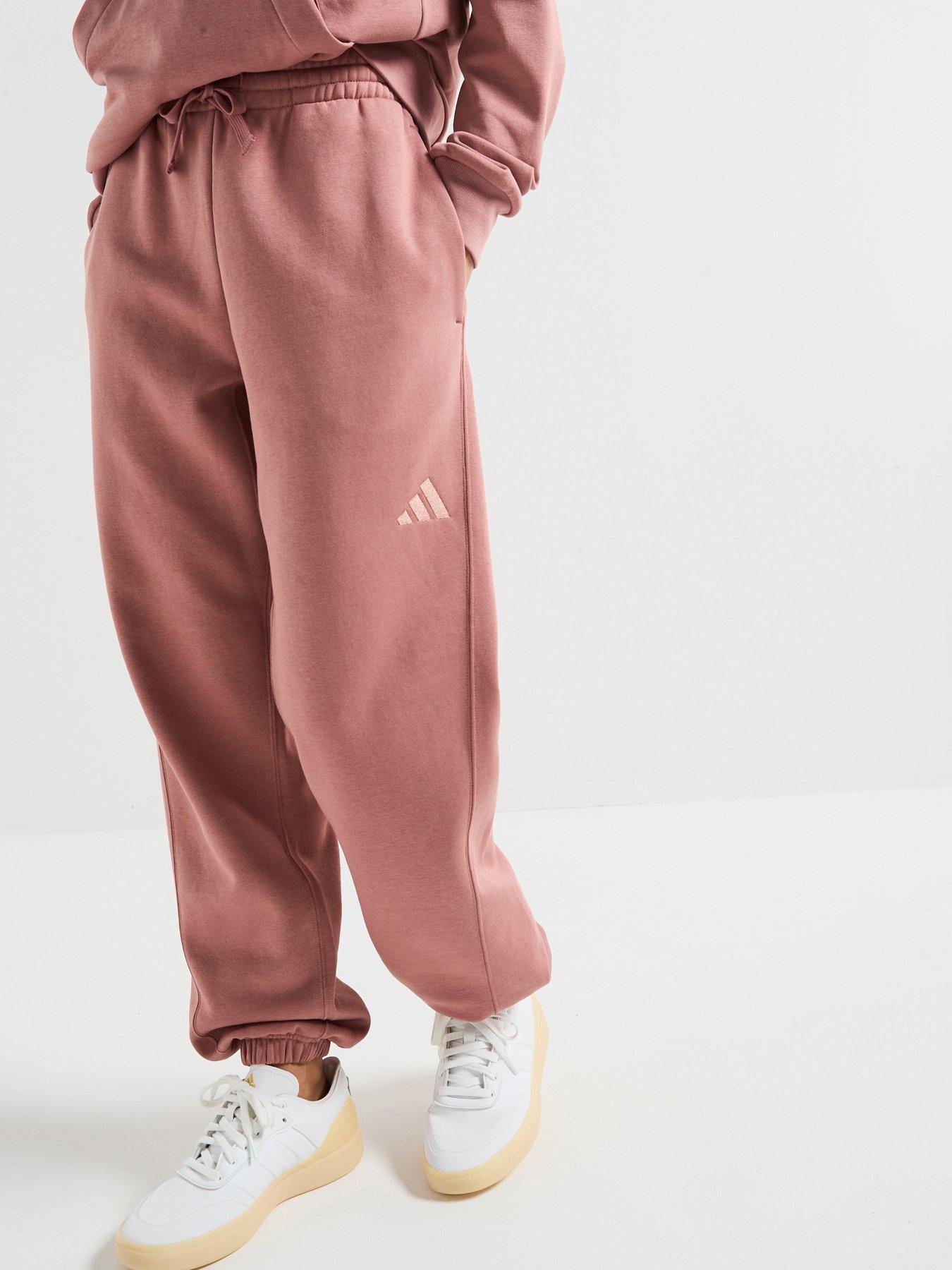 undefined Womens All Szn Fleece Loose Joggers - Red