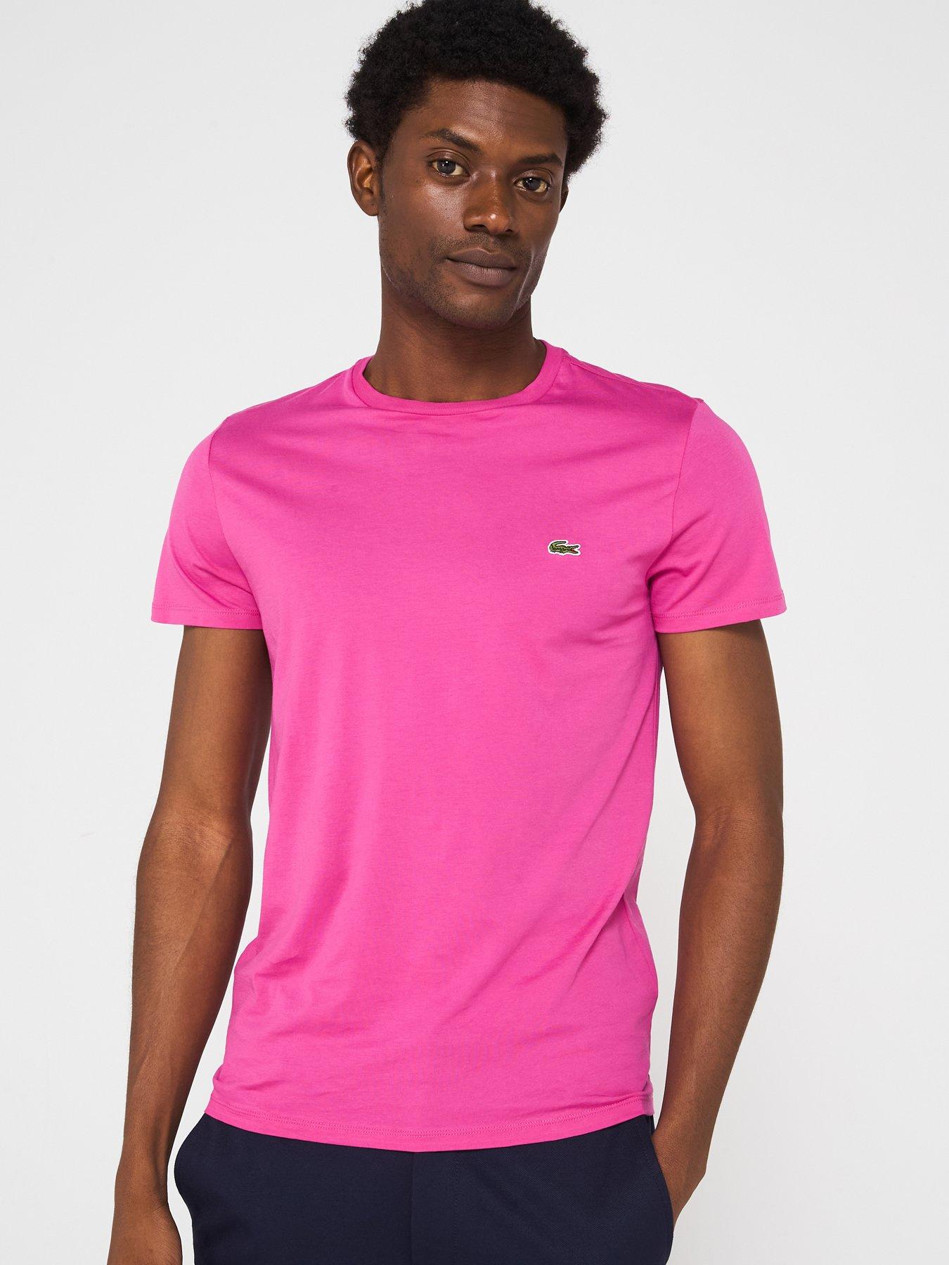 undefined Regular Fit Lightweight Cotton Pima Jersey T-shirt - Pink