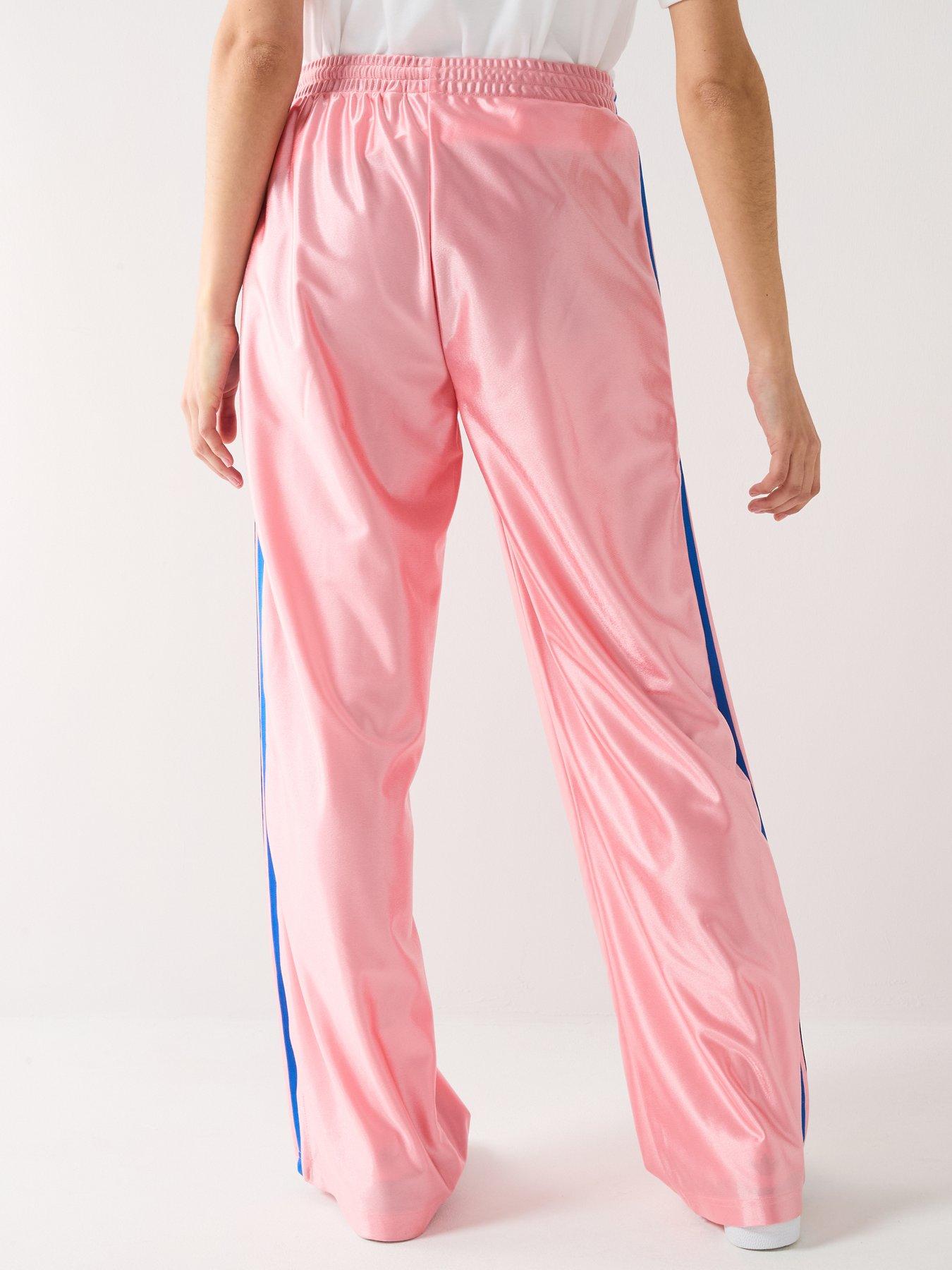 adidas Originals Womens Firebird Loose Tracksuit Pants Pink Very