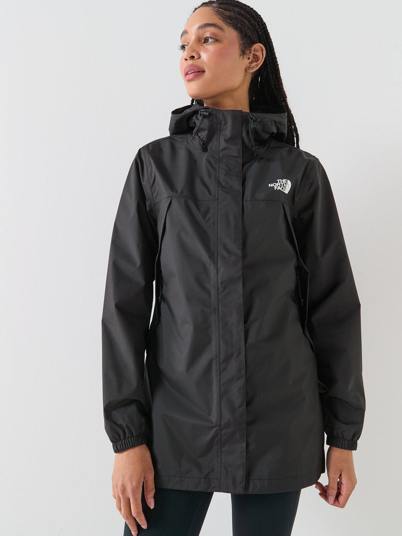 THE NORTH FACE Women's Antora Rain Parka Black Very