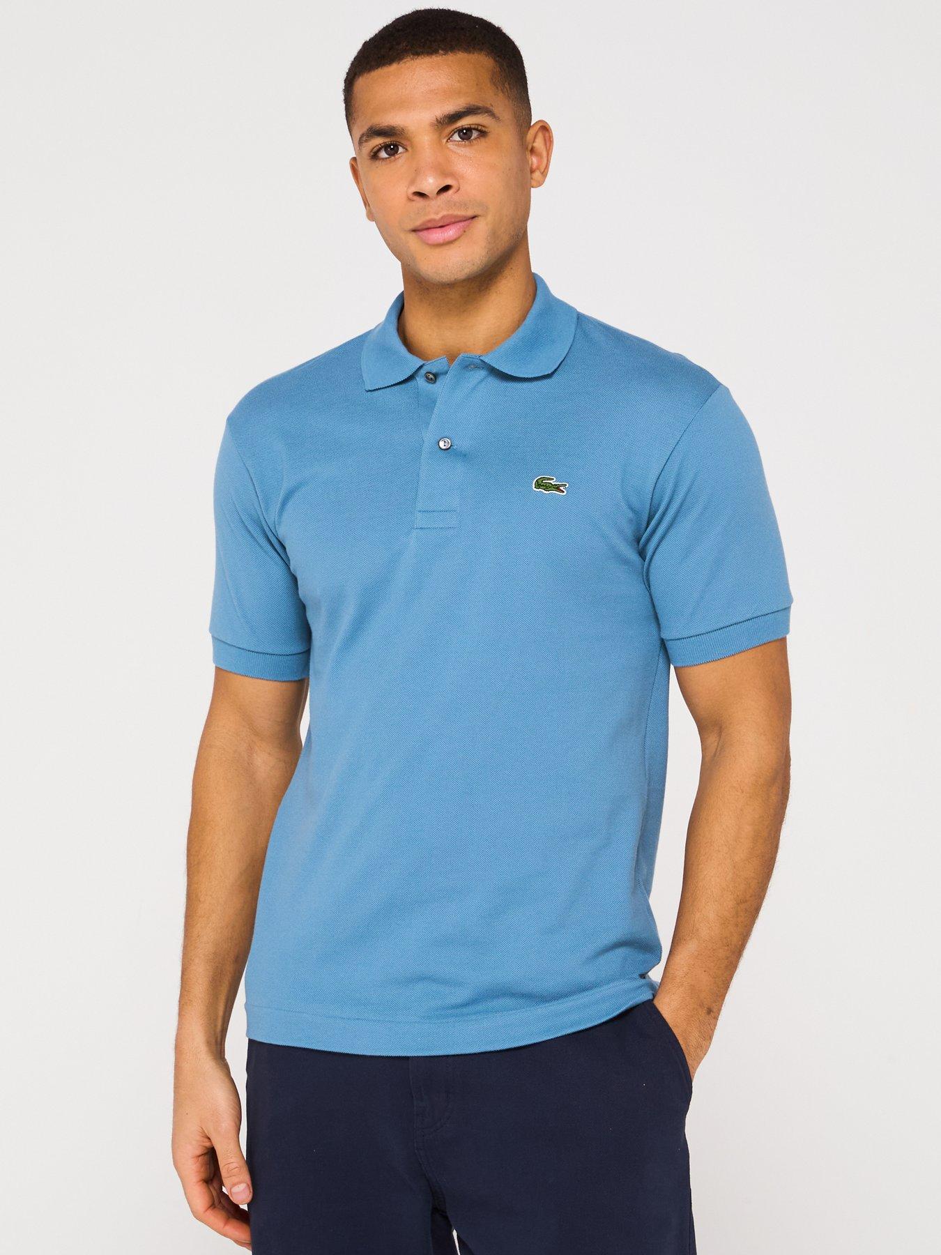 undefined L12.12 Classic Fit Piqué Polo Shirt - Blue