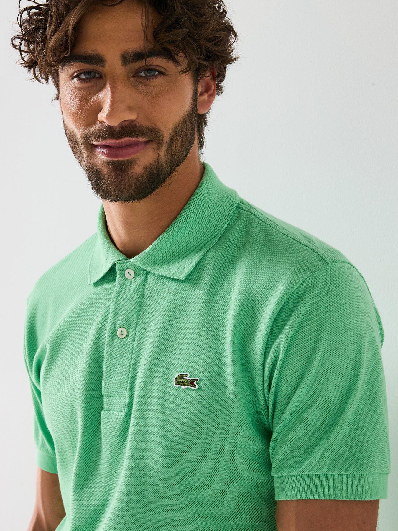 Image 4 of 5 of Lacoste Classic Fit L1212 Cotton Piqu&eacute; Polo Shirt - Light Green