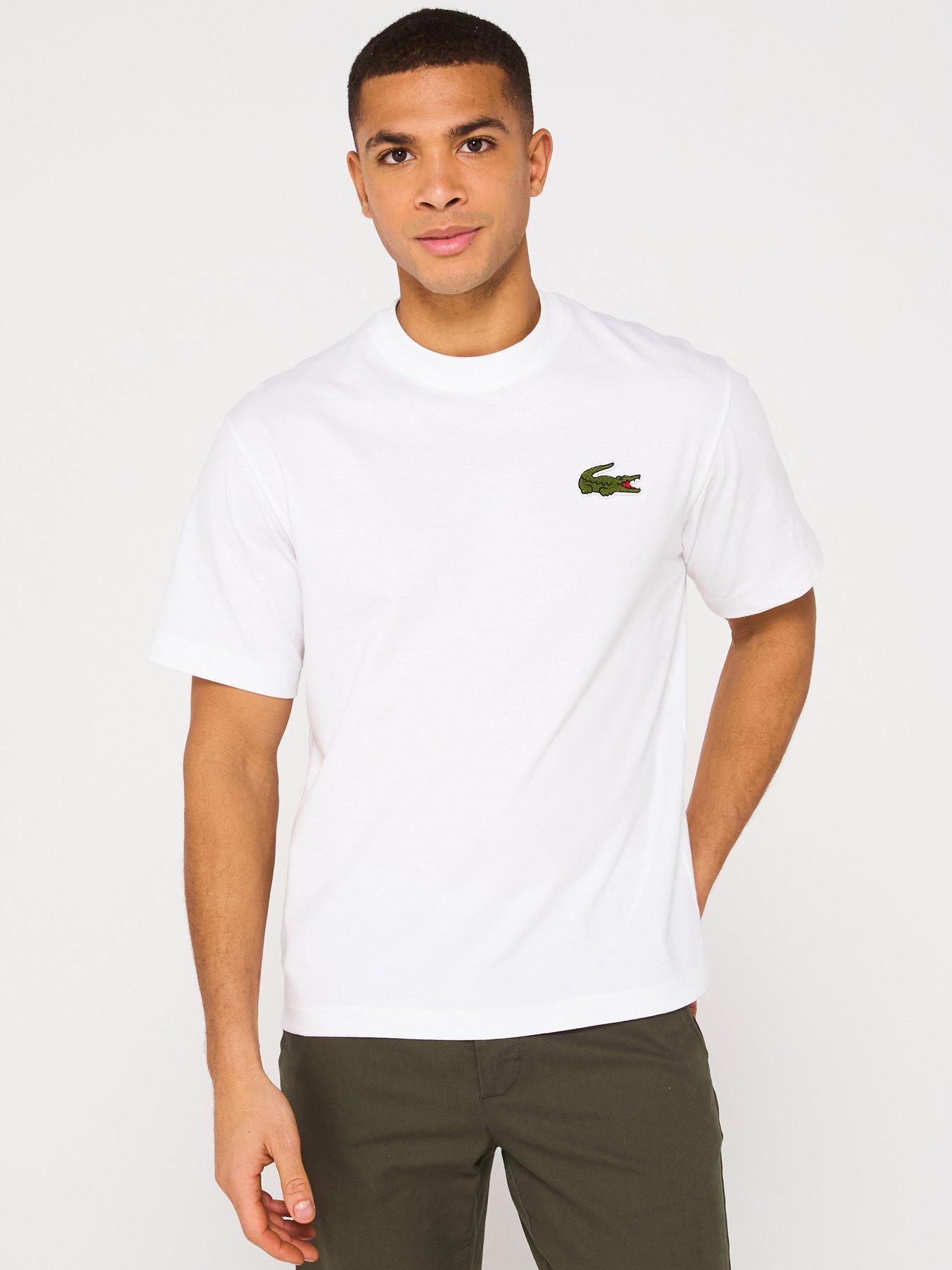 undefined Loose Fit Heavy Cotton Badge T-Shirt - White