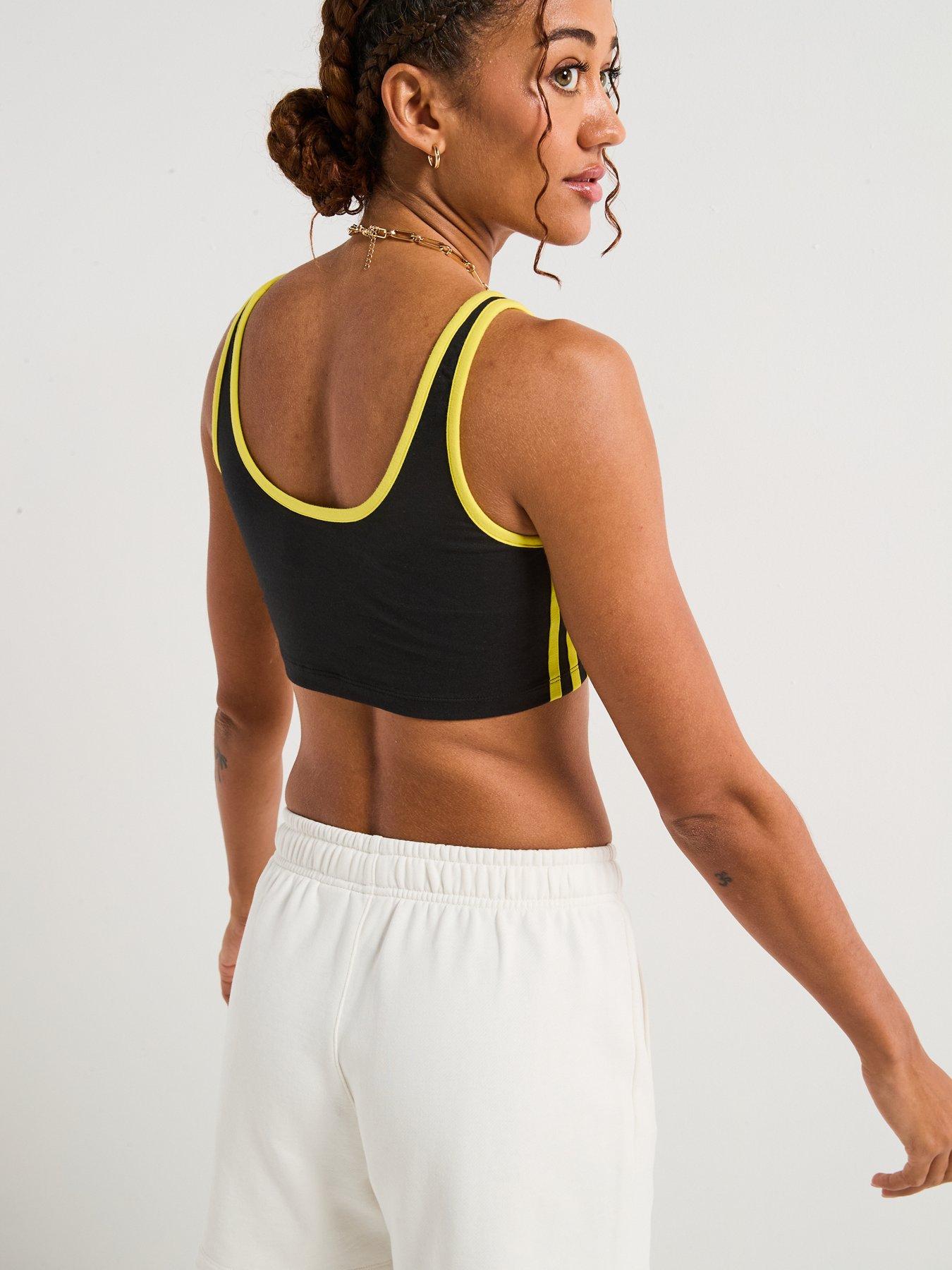 Image 2 of 6 of adidas Originals Women's 3-Stripes Bra Top - Black