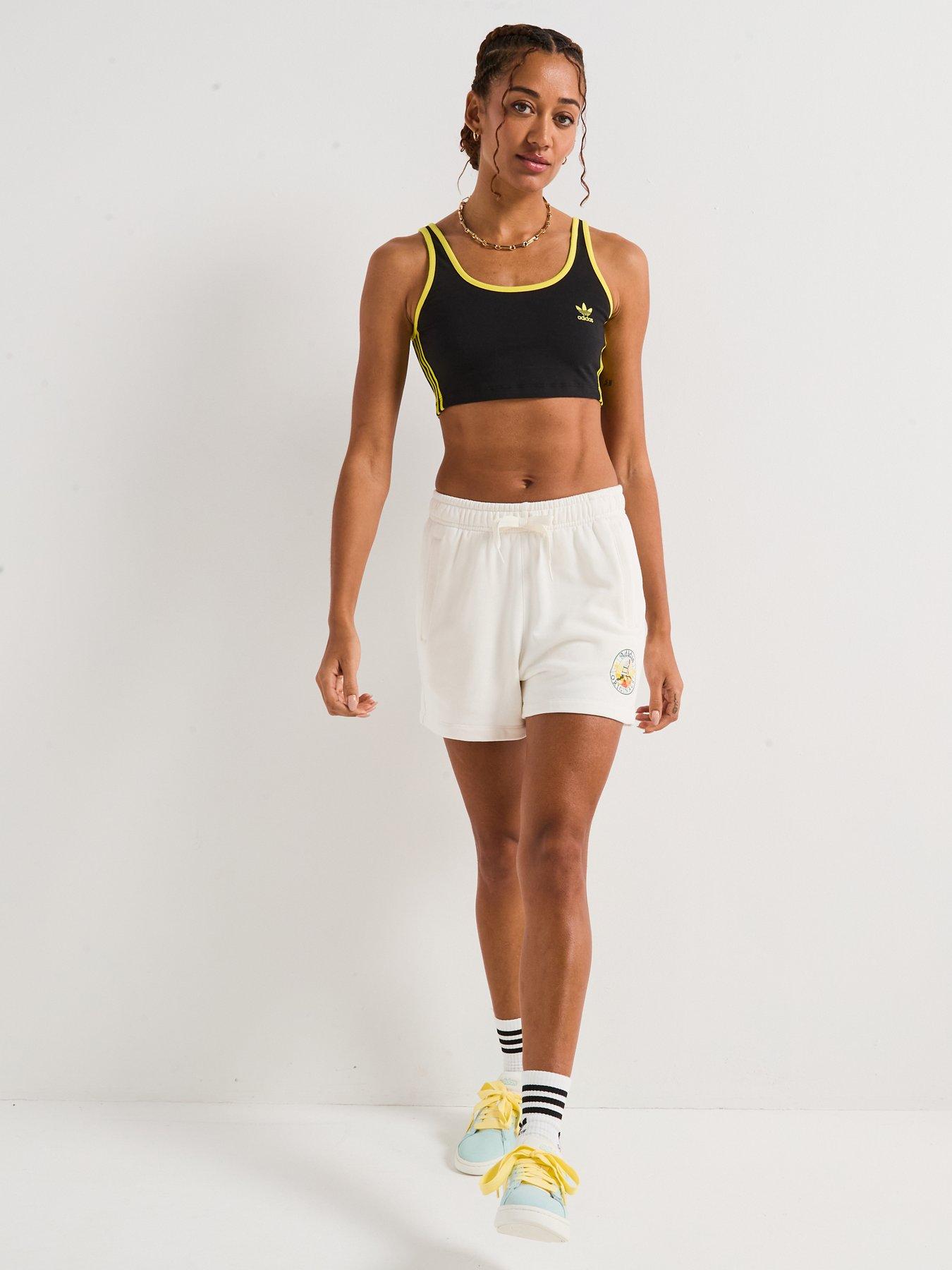 Image 3 of 6 of adidas Originals Women's 3-Stripes Bra Top - Black