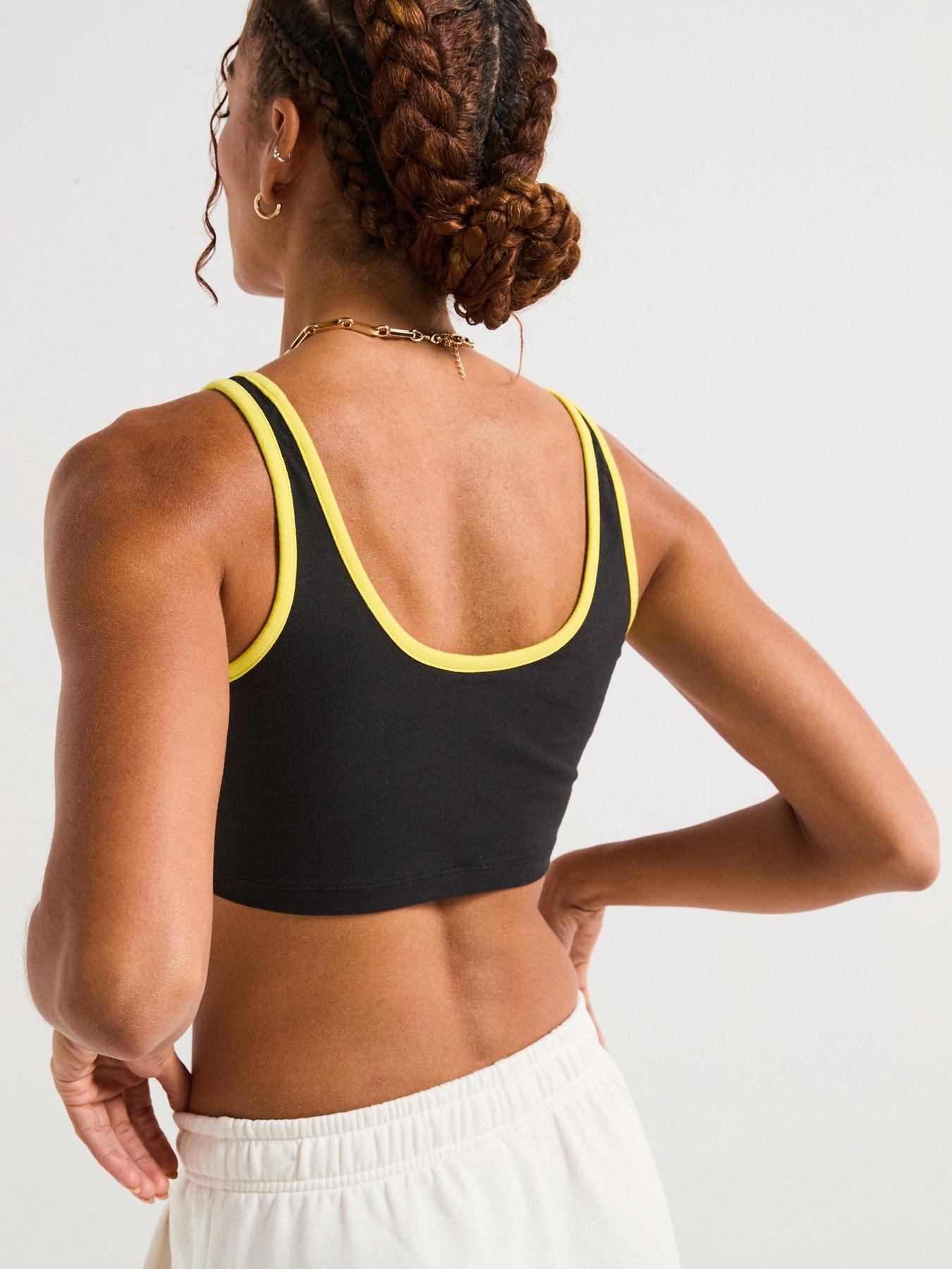 Image 5 of 6 of adidas Originals Women's 3-Stripes Bra Top - Black