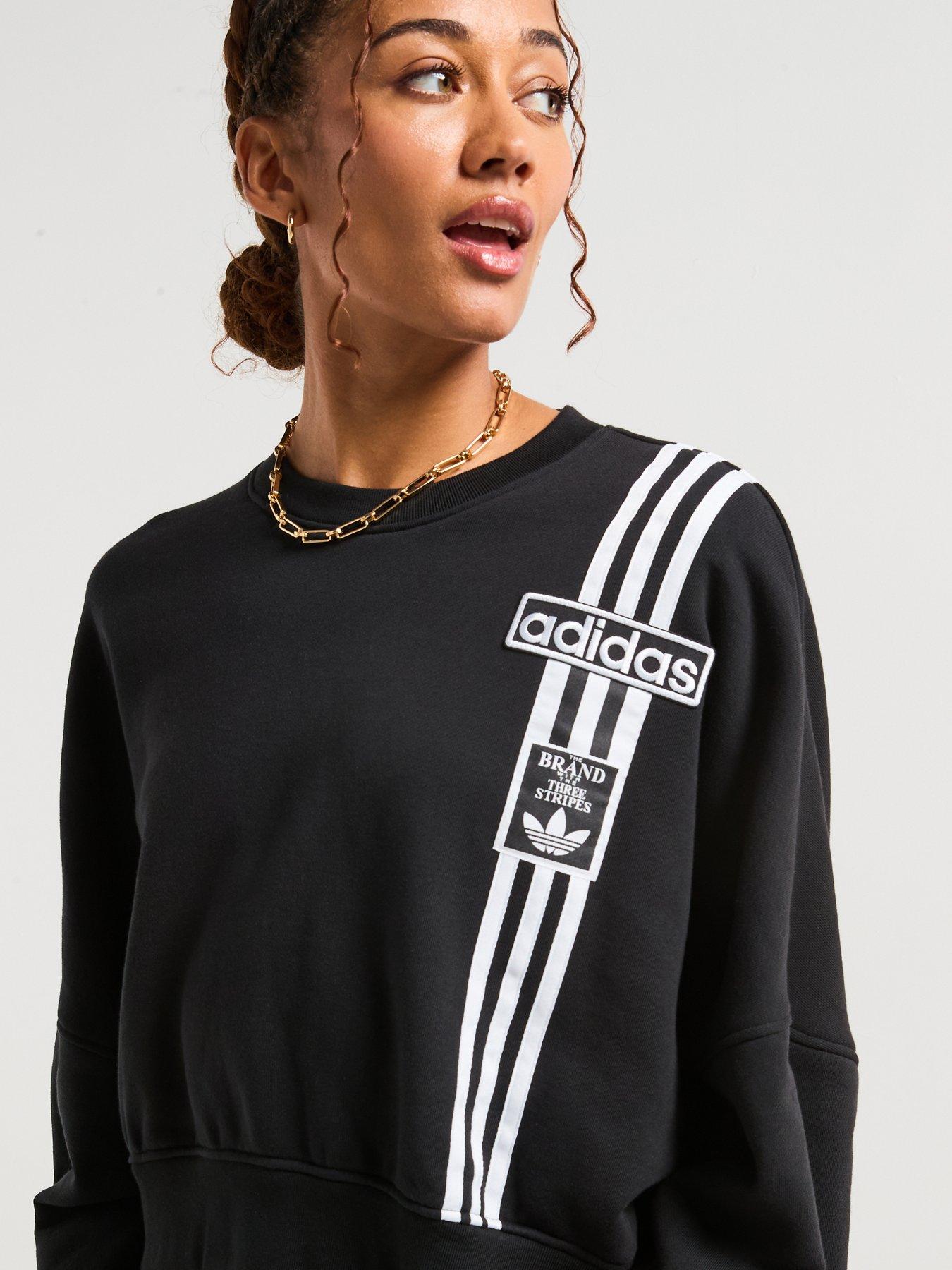 undefined Women's Adibreak Cropped Sweatshirt - Black