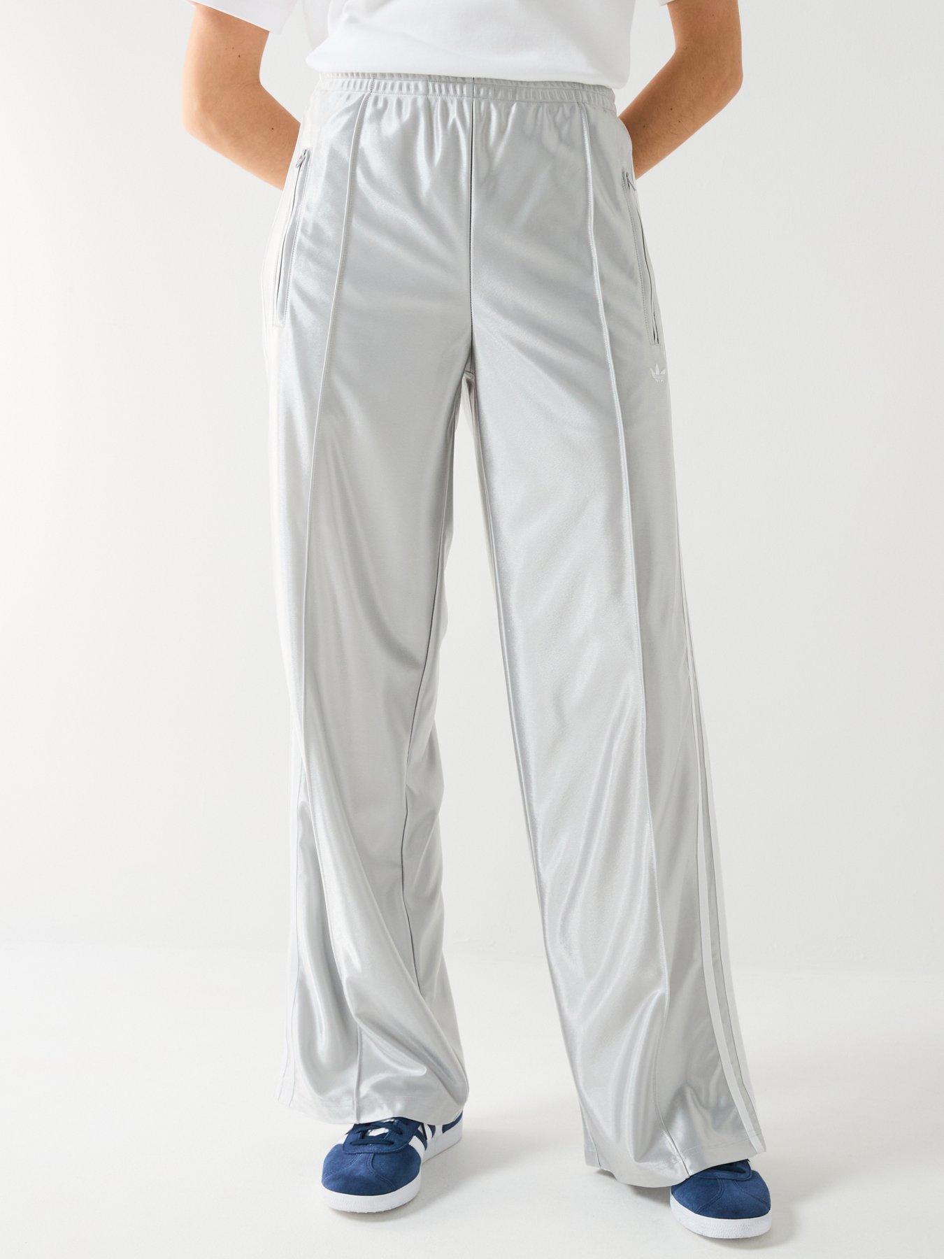 adidas Originals Women's Classic Firebird Tracksuit Bottoms, Grey, Size 2Xl, Women