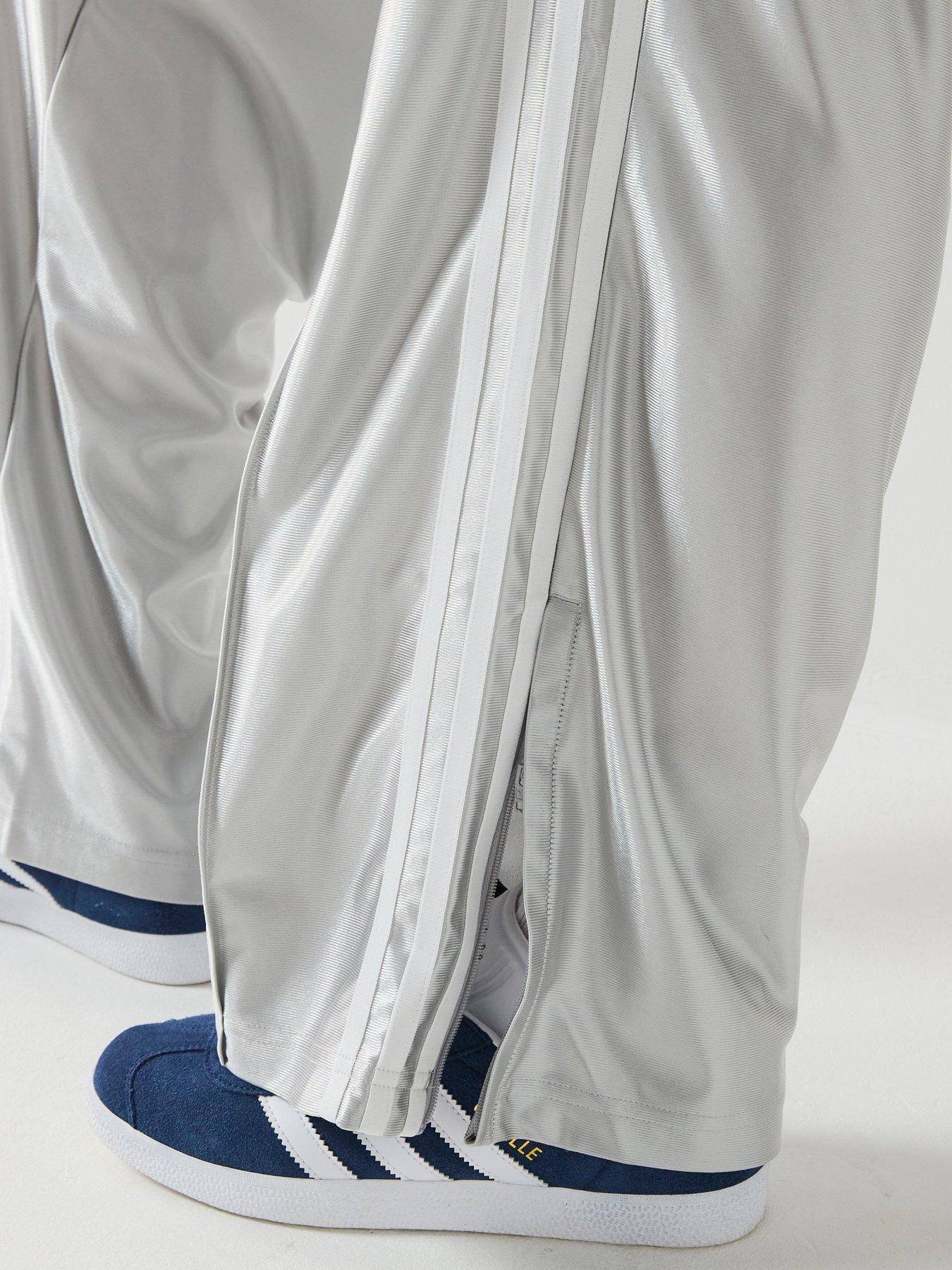 Tracksuit Bottoms Adidas Silver Pants Adidas Originals Women's Classic  Firebird Tracksuit Bottoms Grey
