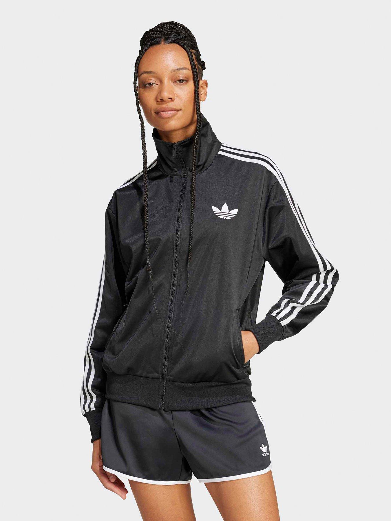 adidas Originals Womens Classic Firebird Tracksuit Top - Black