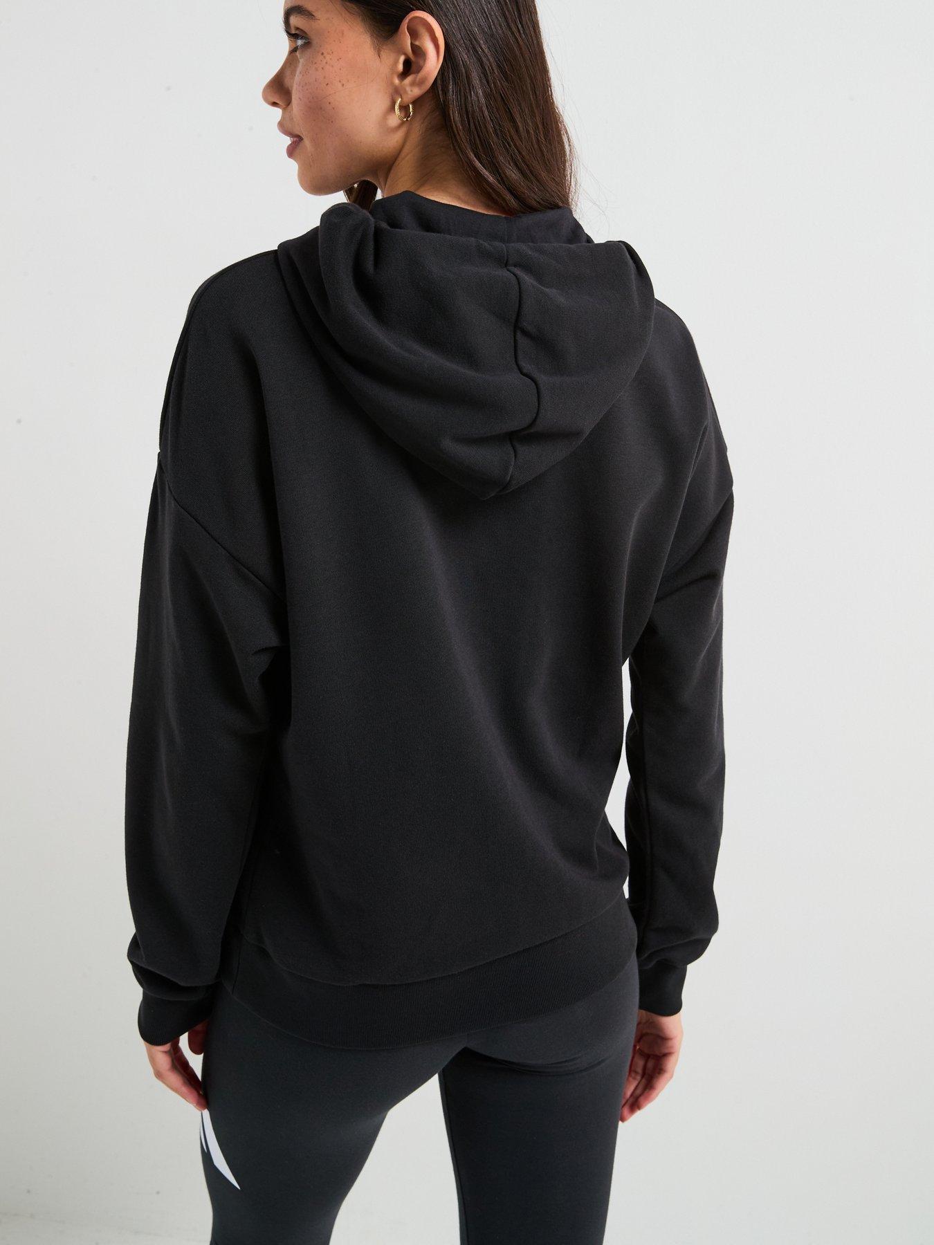Image 2 of 6 of adidas Sportswear Womens Essentials French Terry Hoodie - Black