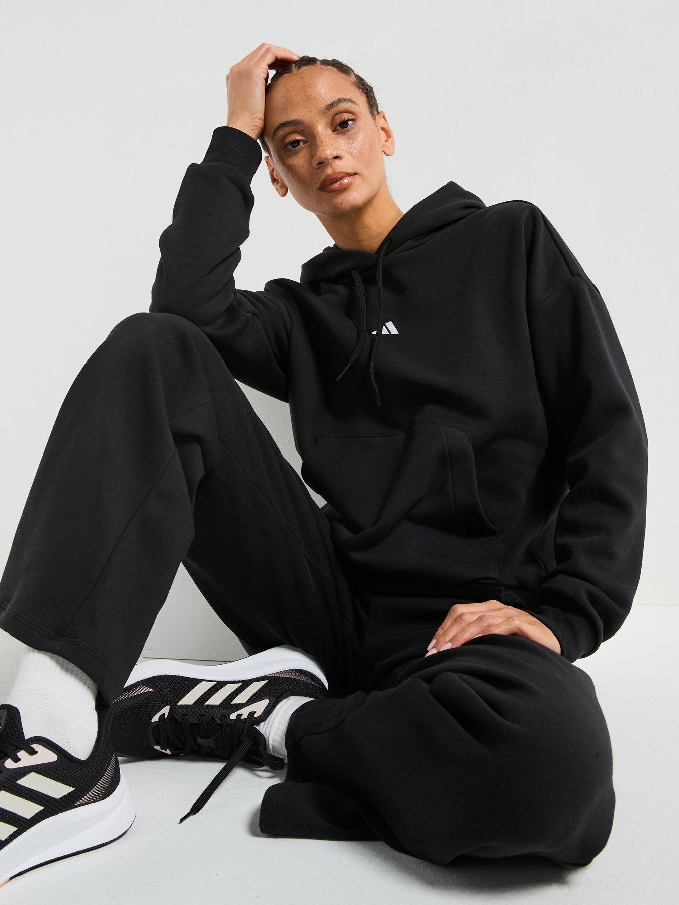 Image 4 of 6 of adidas Sportswear Women's Essentials Feel Cozy Hoodie - Black