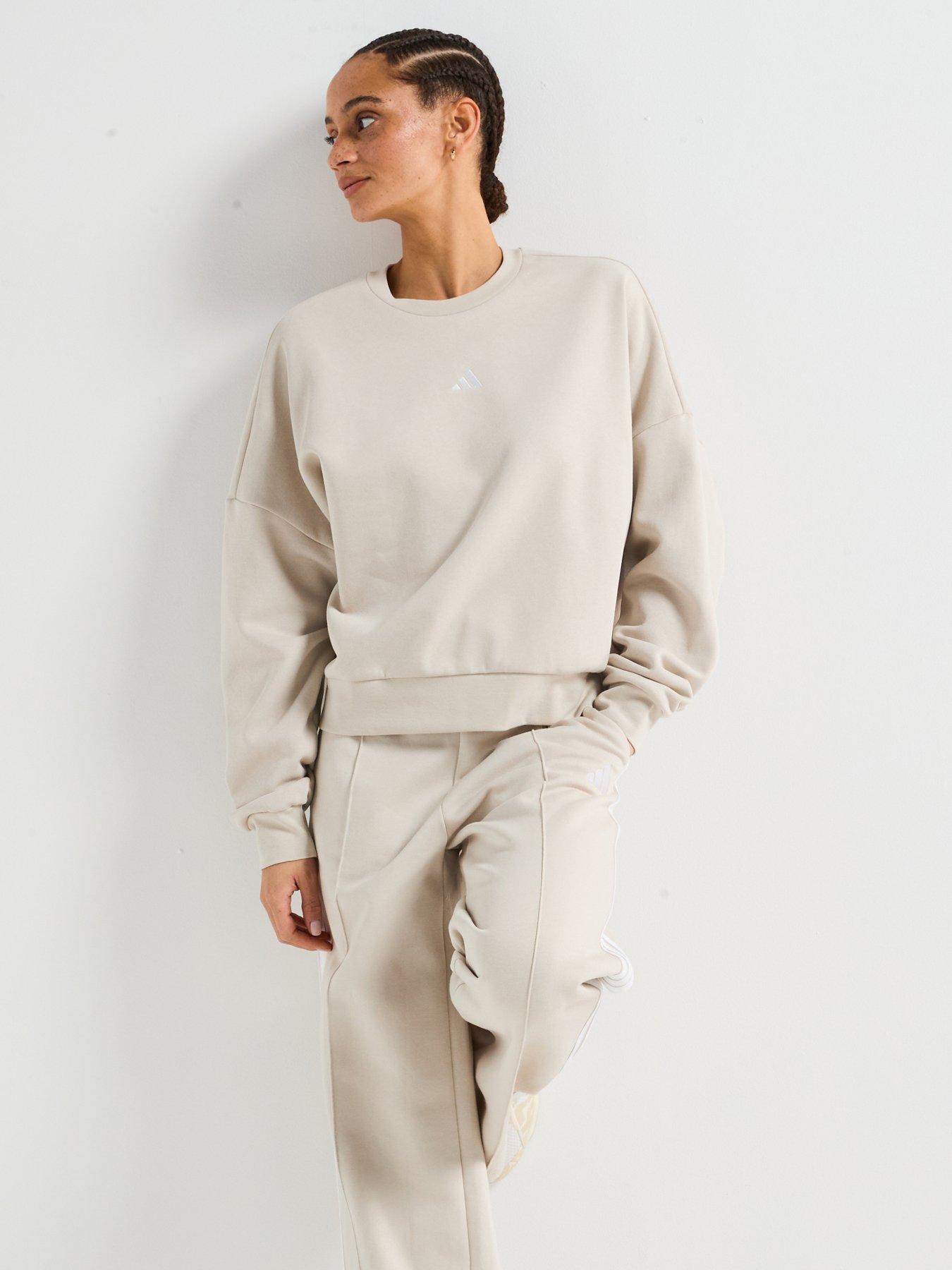 Image 1 of 6 of adidas Sportswear Women's Essentials Feelcozy Sweatshirt - Grey