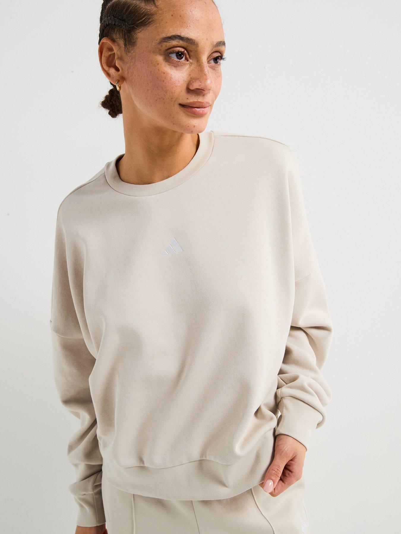 Image 4 of 6 of adidas Sportswear Women's Essentials Feelcozy Sweatshirt - Grey