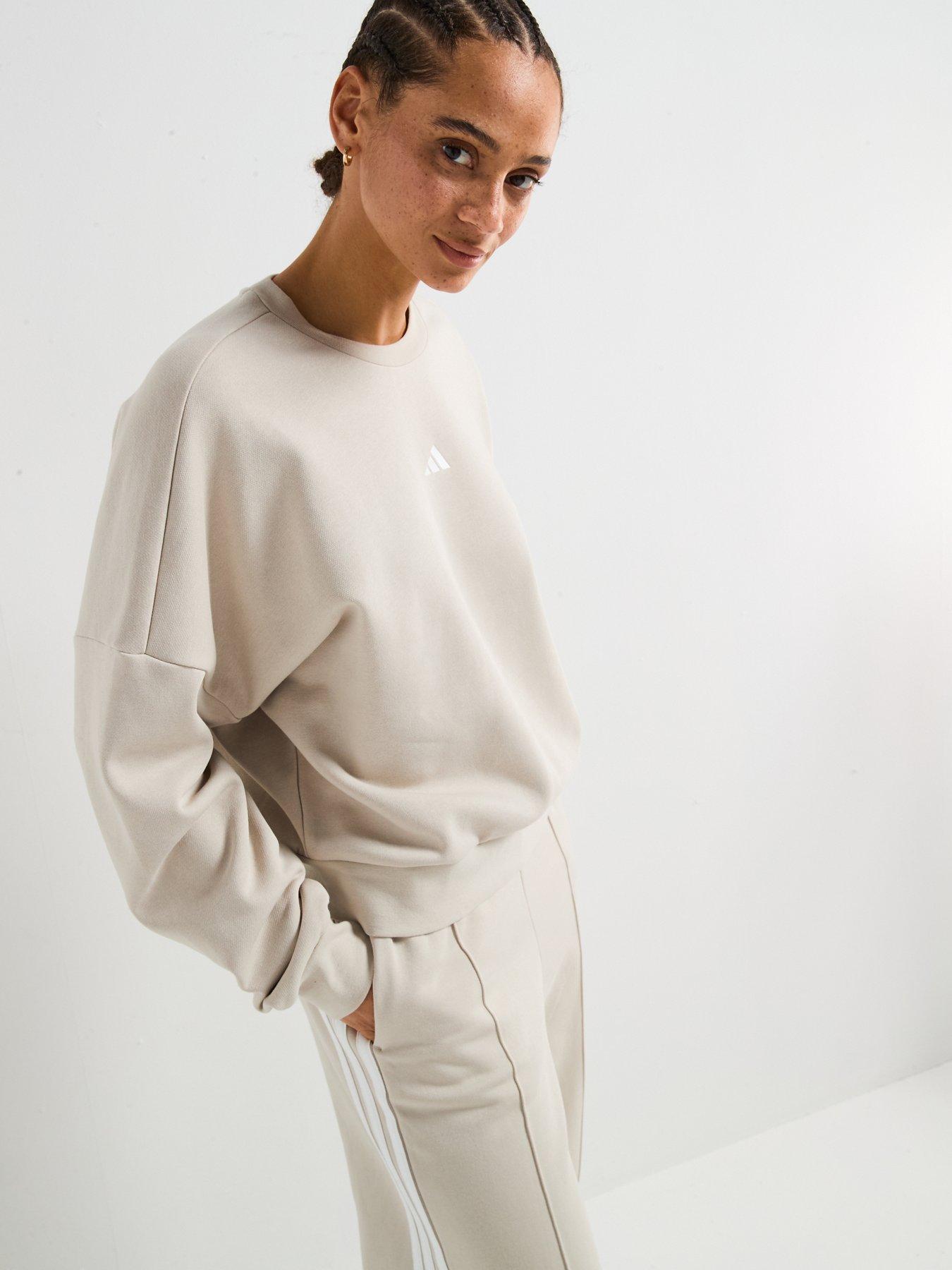 Image 5 of 6 of adidas Sportswear Women's Essentials Feelcozy Sweatshirt - Grey