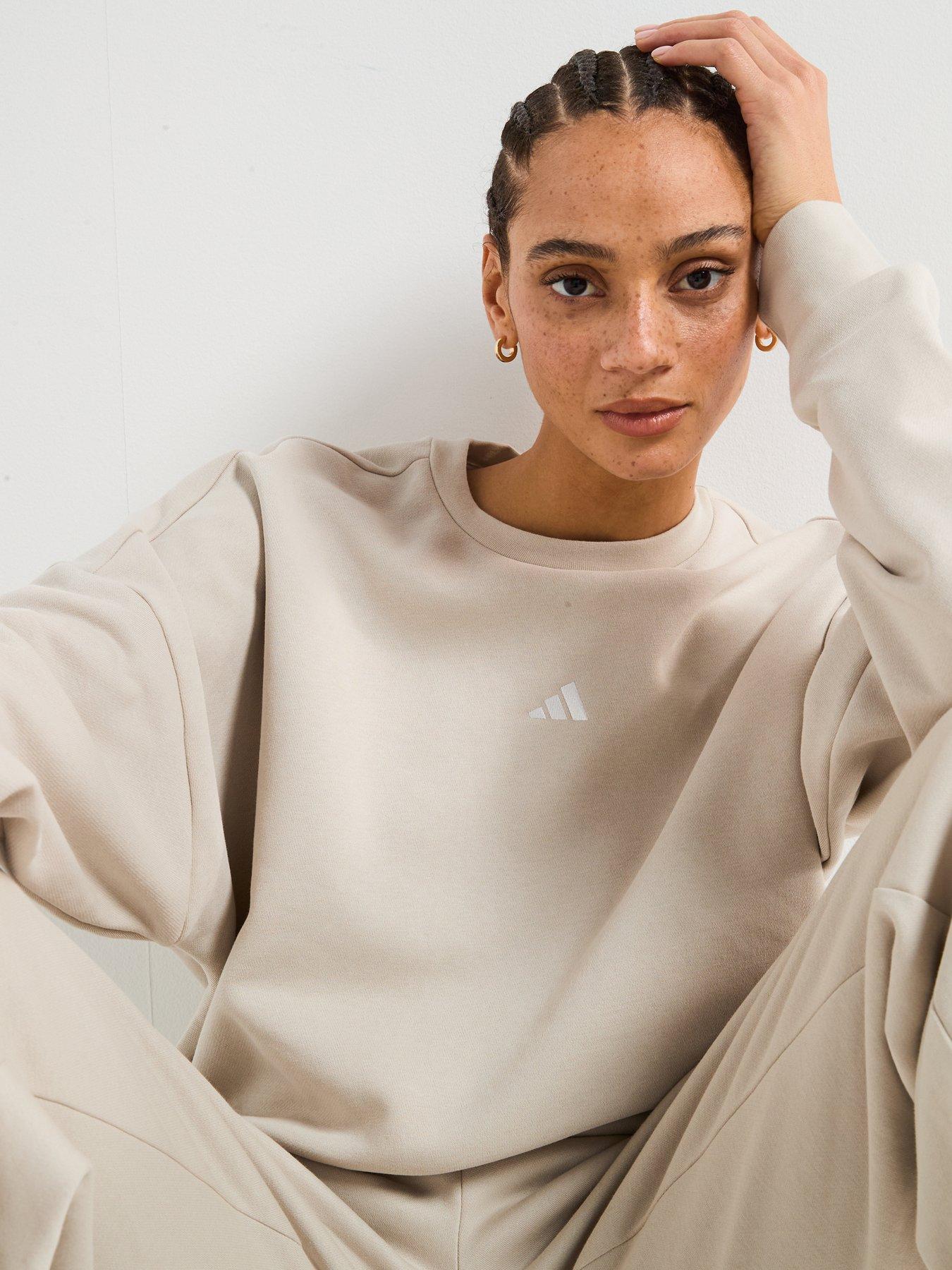 Image 6 of 6 of adidas Sportswear Women's Essentials Feelcozy Sweatshirt - Grey