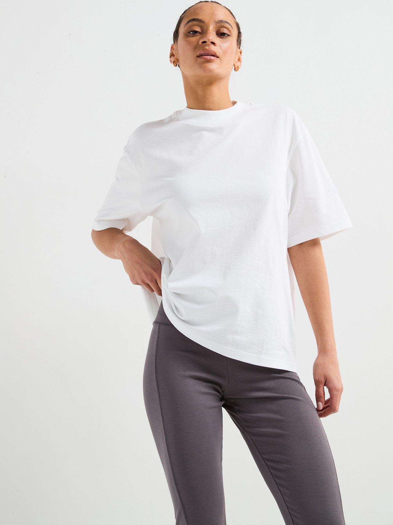 undefined Women's Essentials Boyfriend T-Shirt - White