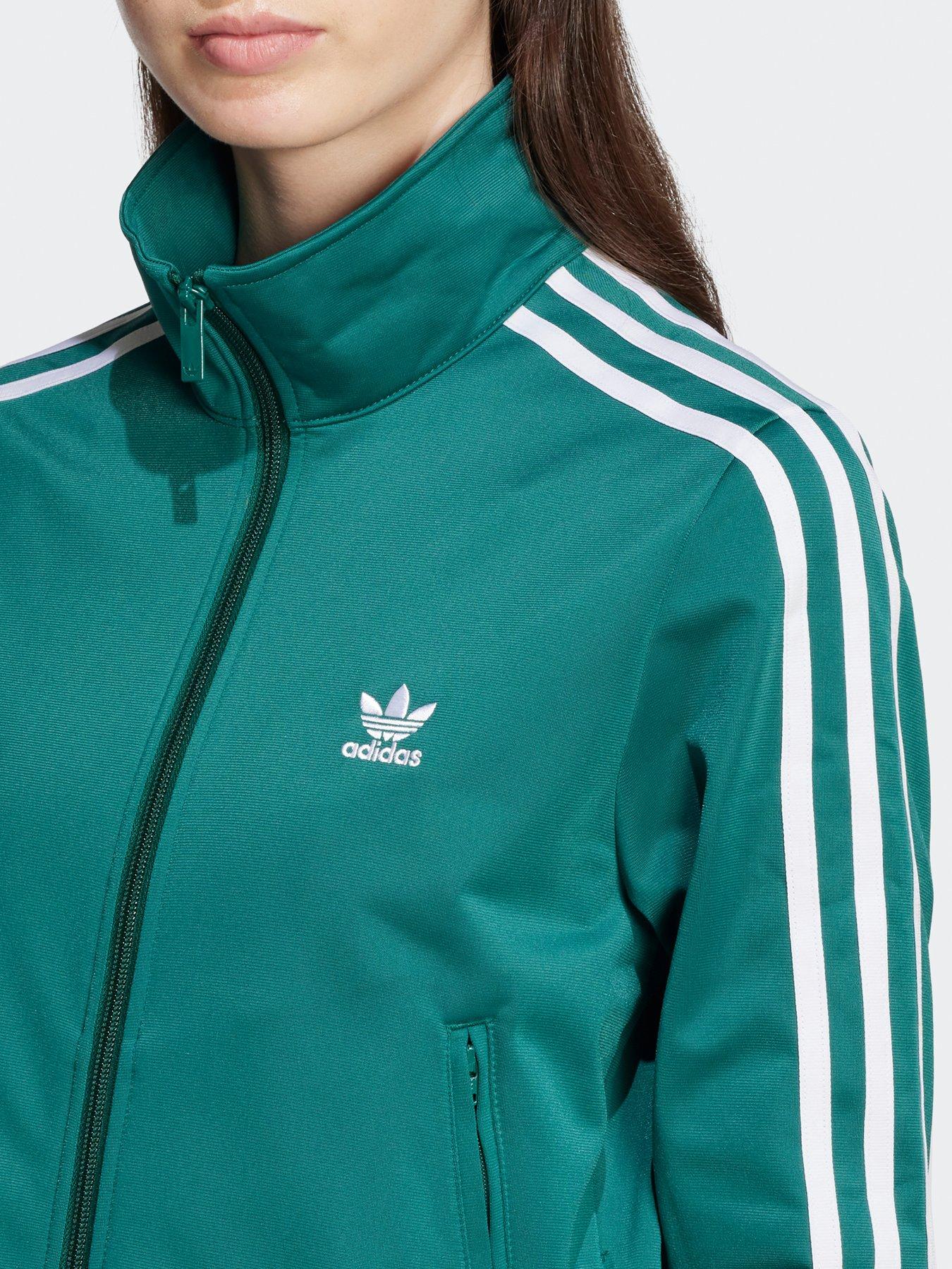 Image 5 of 5 of adidas Originals Womens Classics Firebird Track Top - Green