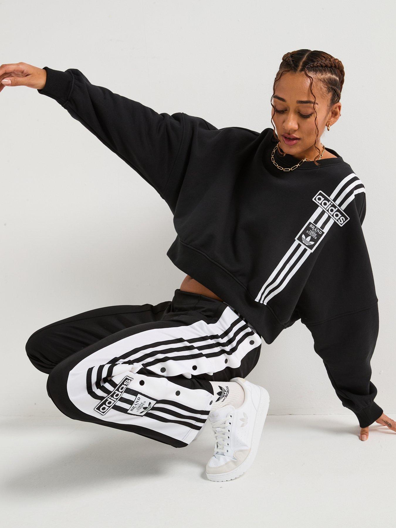 Image 6 of 6 of adidas Originals Womens Adibreak Tracksuit Bottoms - Black