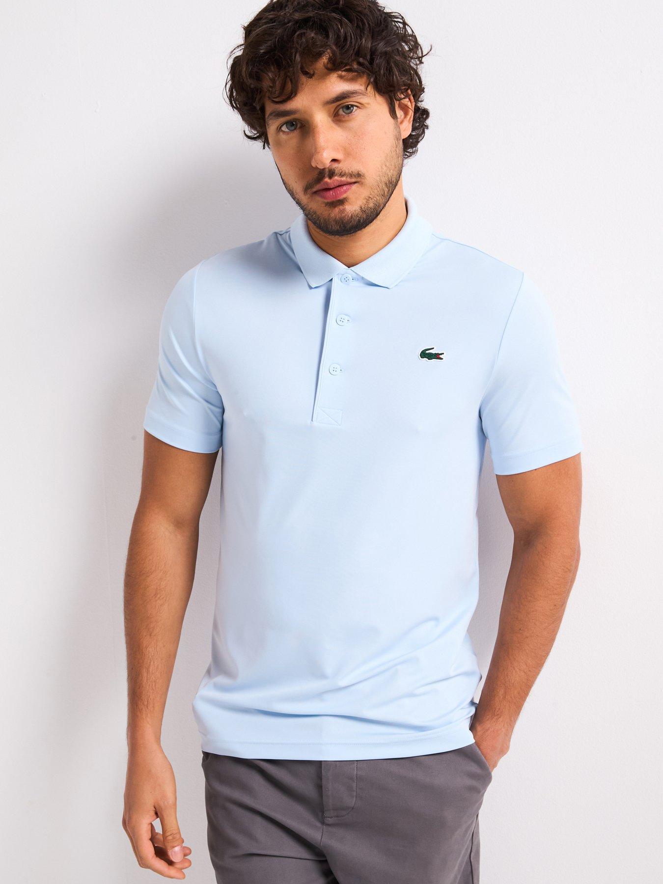 Lacoste Regular Fit Golf Polo Shirt Light Blue Very
