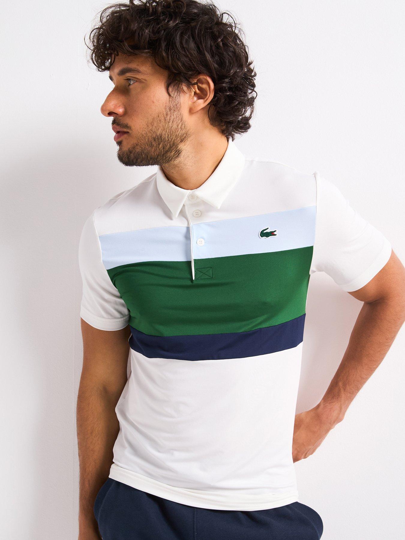 undefined Regular Fit Ultra Dry Stretch Jersey Golf Polo Shirt - Cream