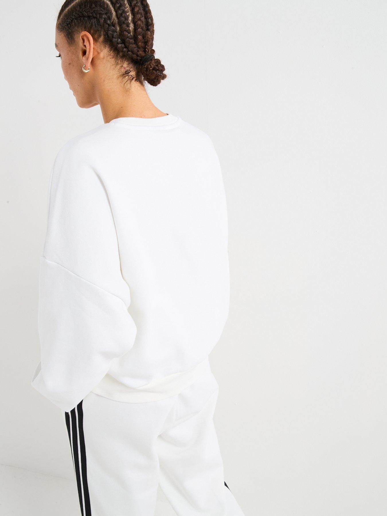 Image 2 of 6 of adidas Sportswear Women's Essentials Feel Cozy Sweatshirt - White