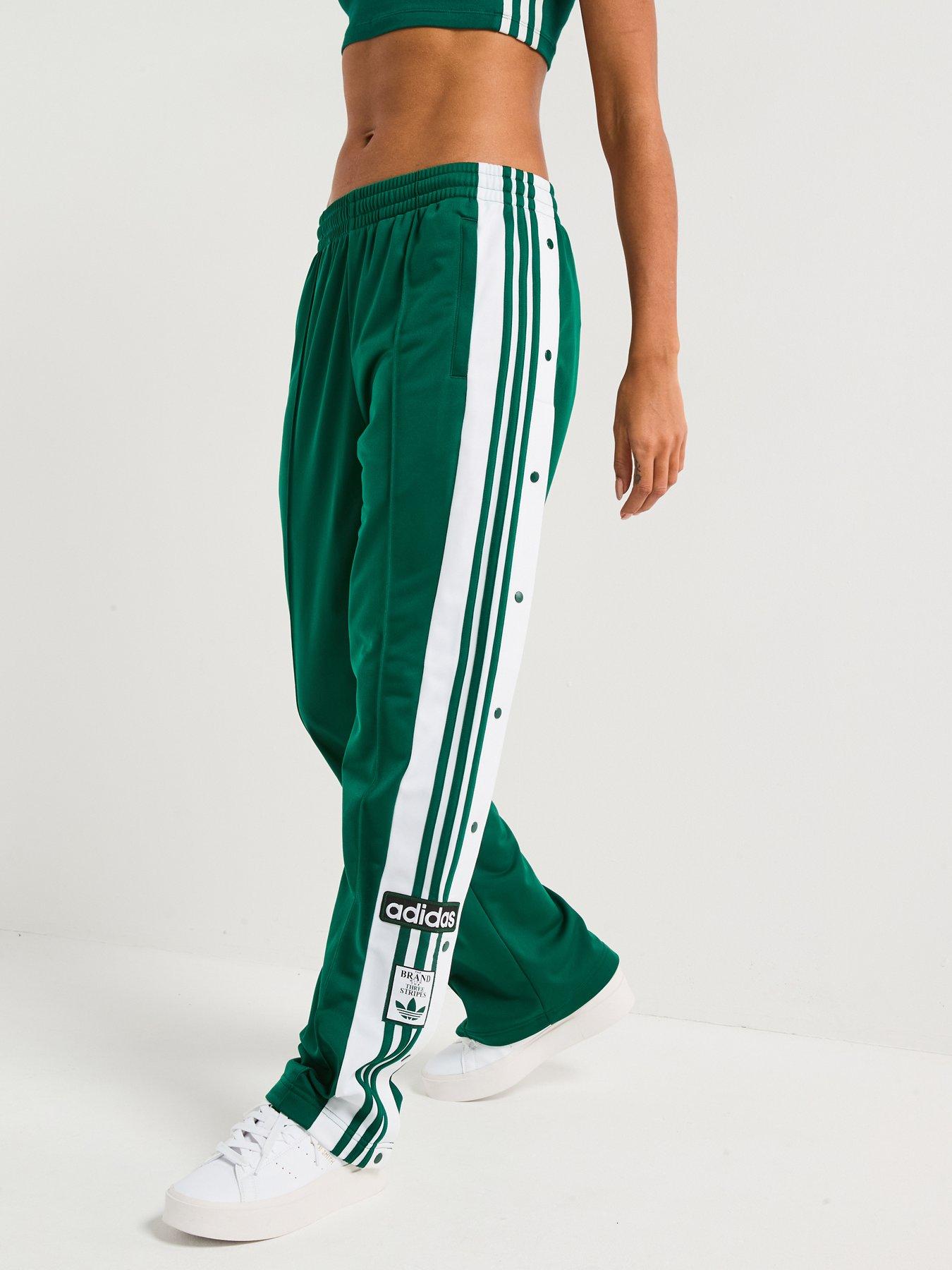 Green Tracksuit Bottoms Adidas Green Track Adidas Originals Womens