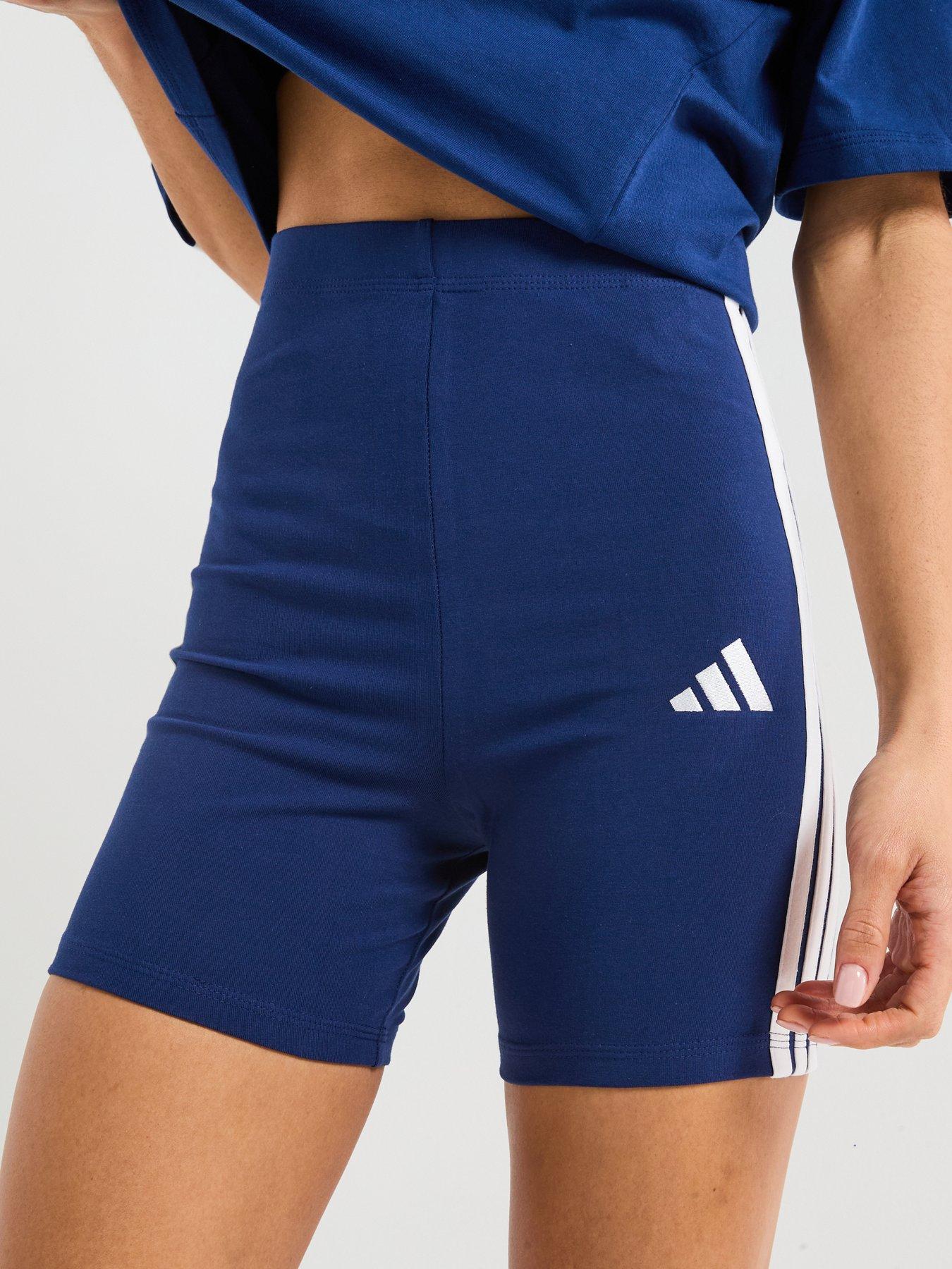 adidas Sportswear Women's Essentials 3-Stripes High Waisted Shorts