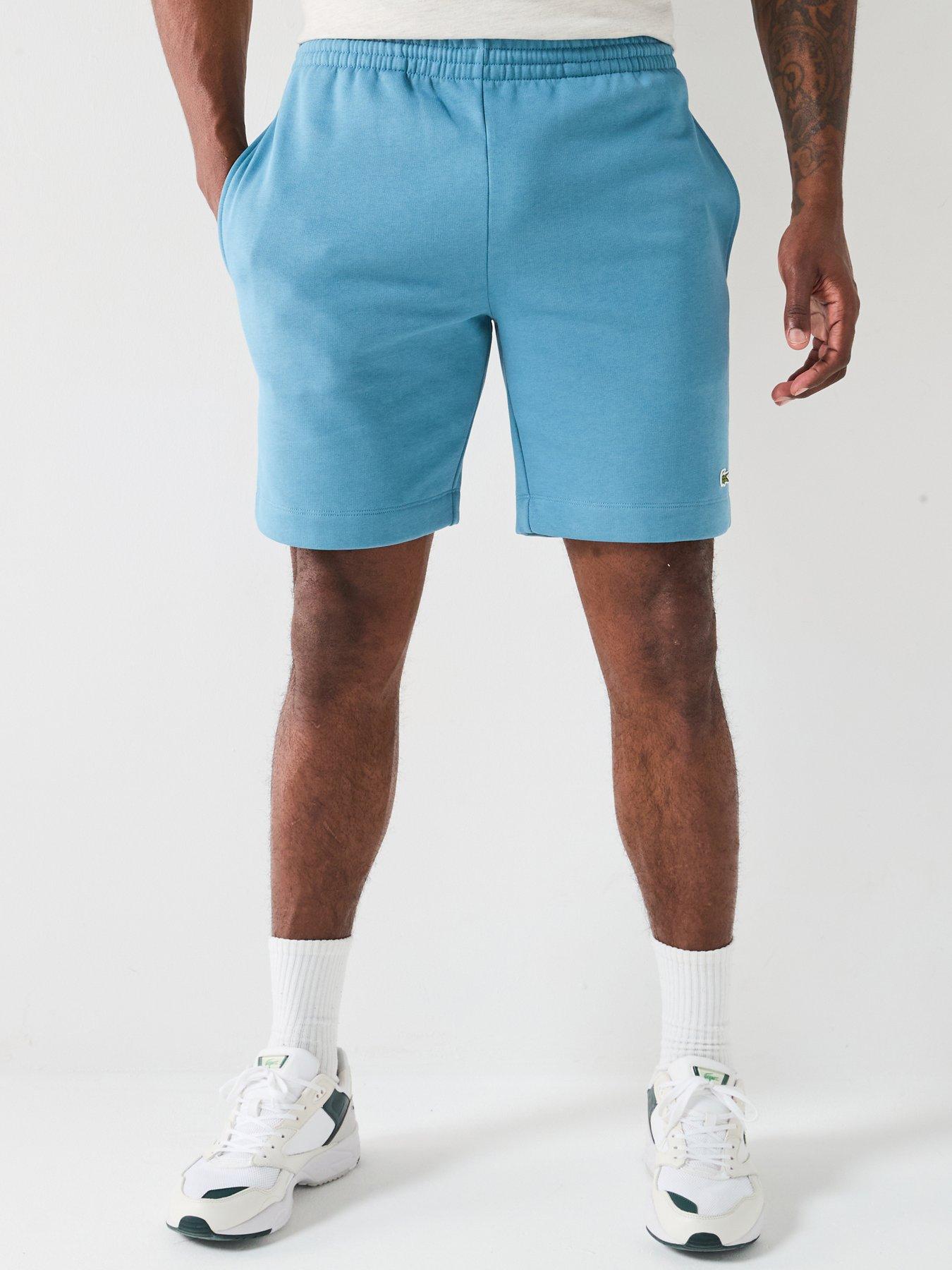 Image 1 of 5 of Lacoste Regular Fit Sweat Shorts - Blue