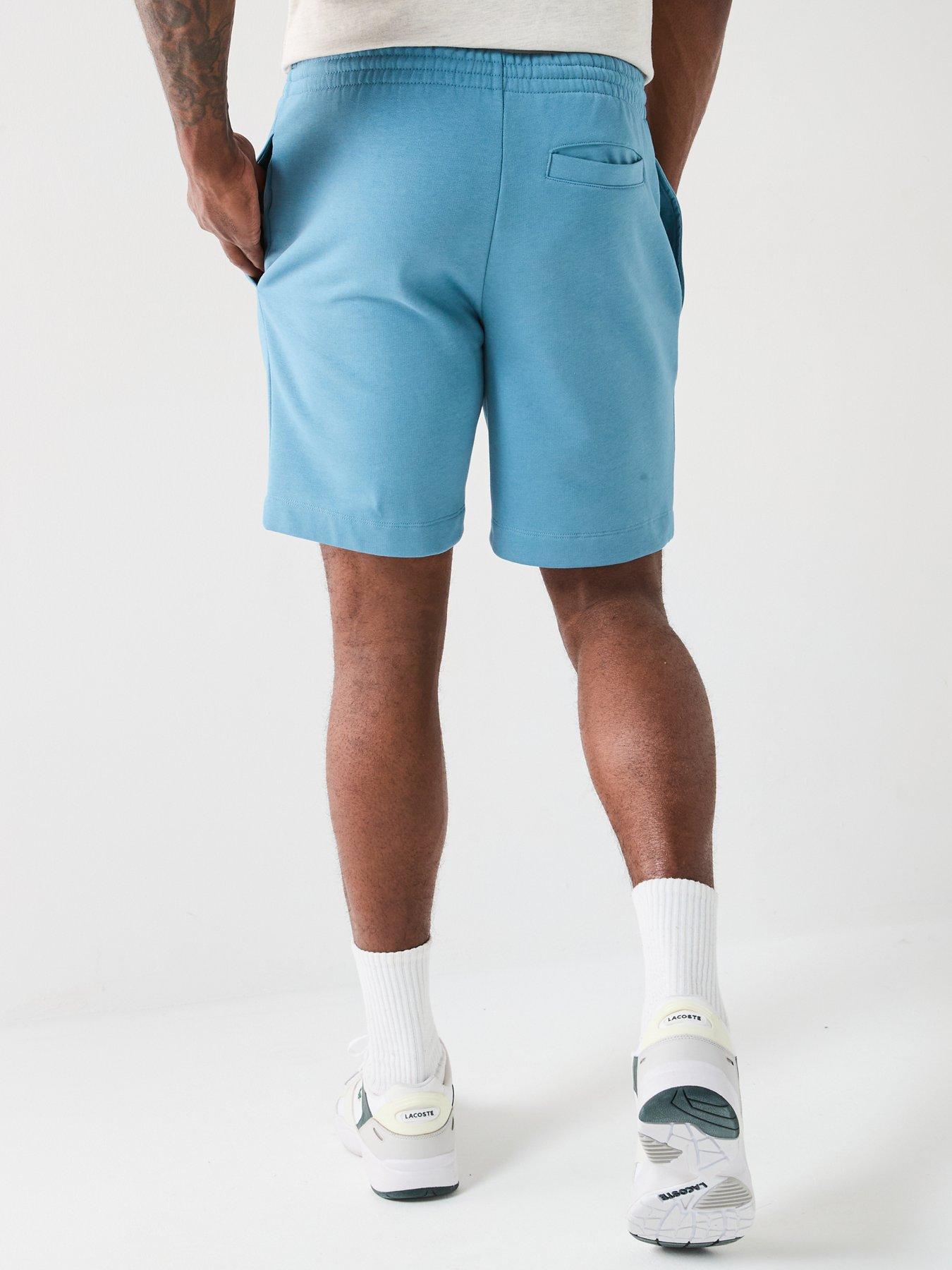 Image 2 of 5 of Lacoste Regular Fit Sweat Shorts - Blue