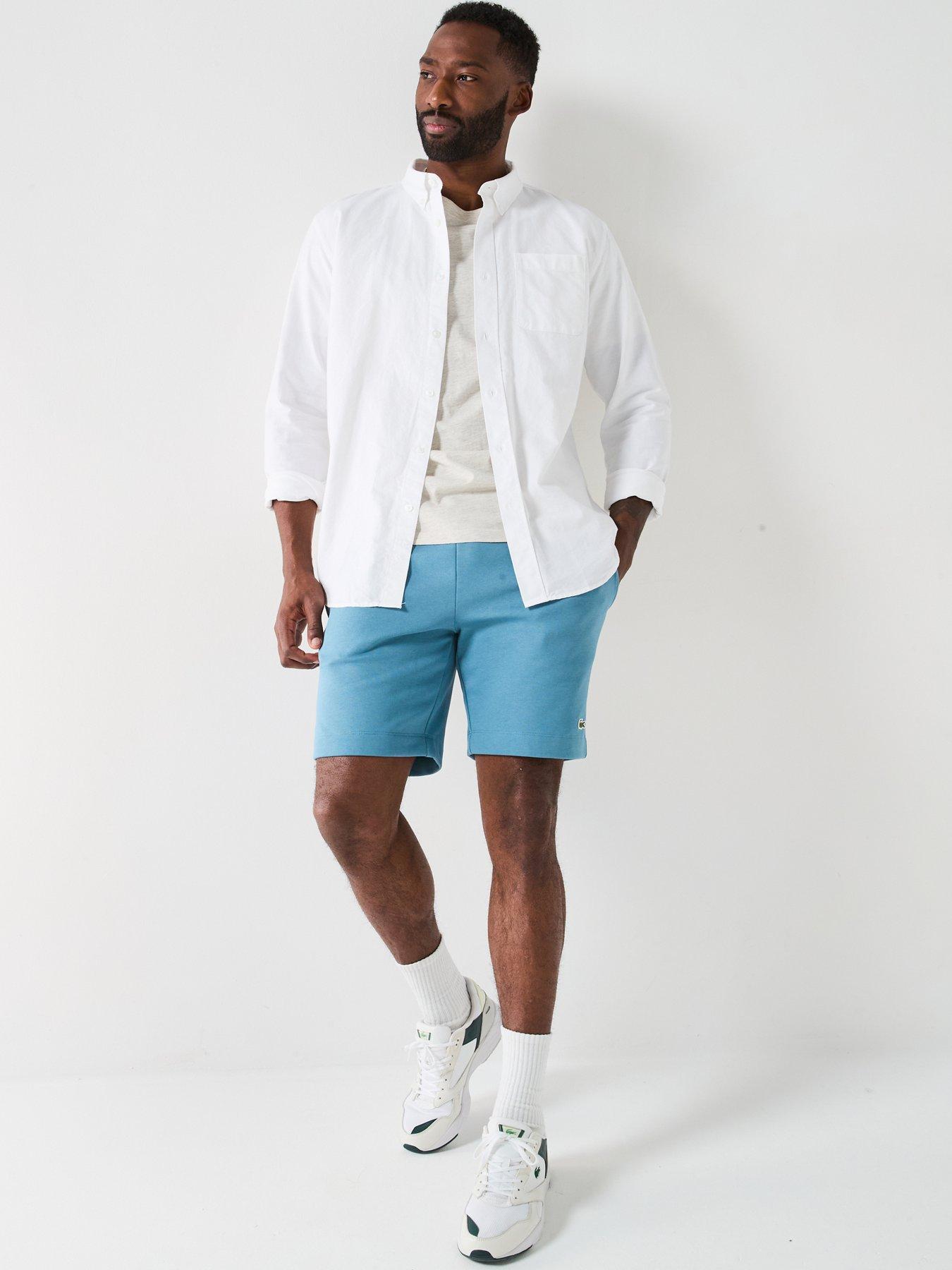 Image 3 of 5 of Lacoste Regular Fit Sweat Shorts - Blue