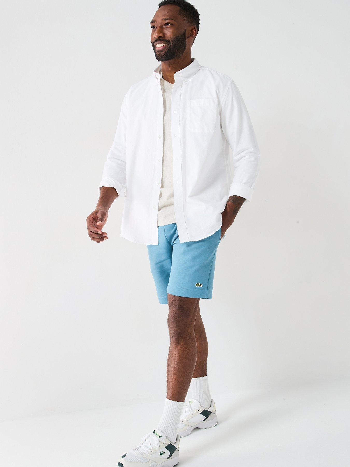Image 5 of 5 of Lacoste Regular Fit Sweat Shorts - Blue