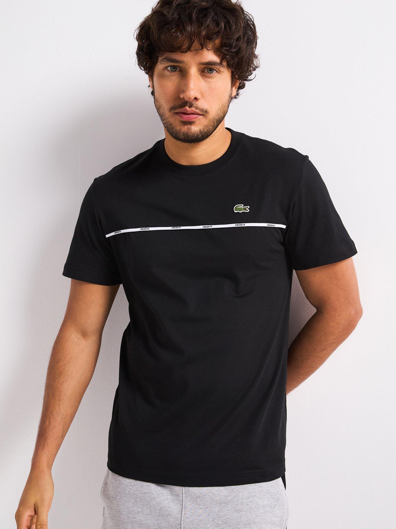 undefined Regular Fit Trim Jersey T-Shirt - Black
