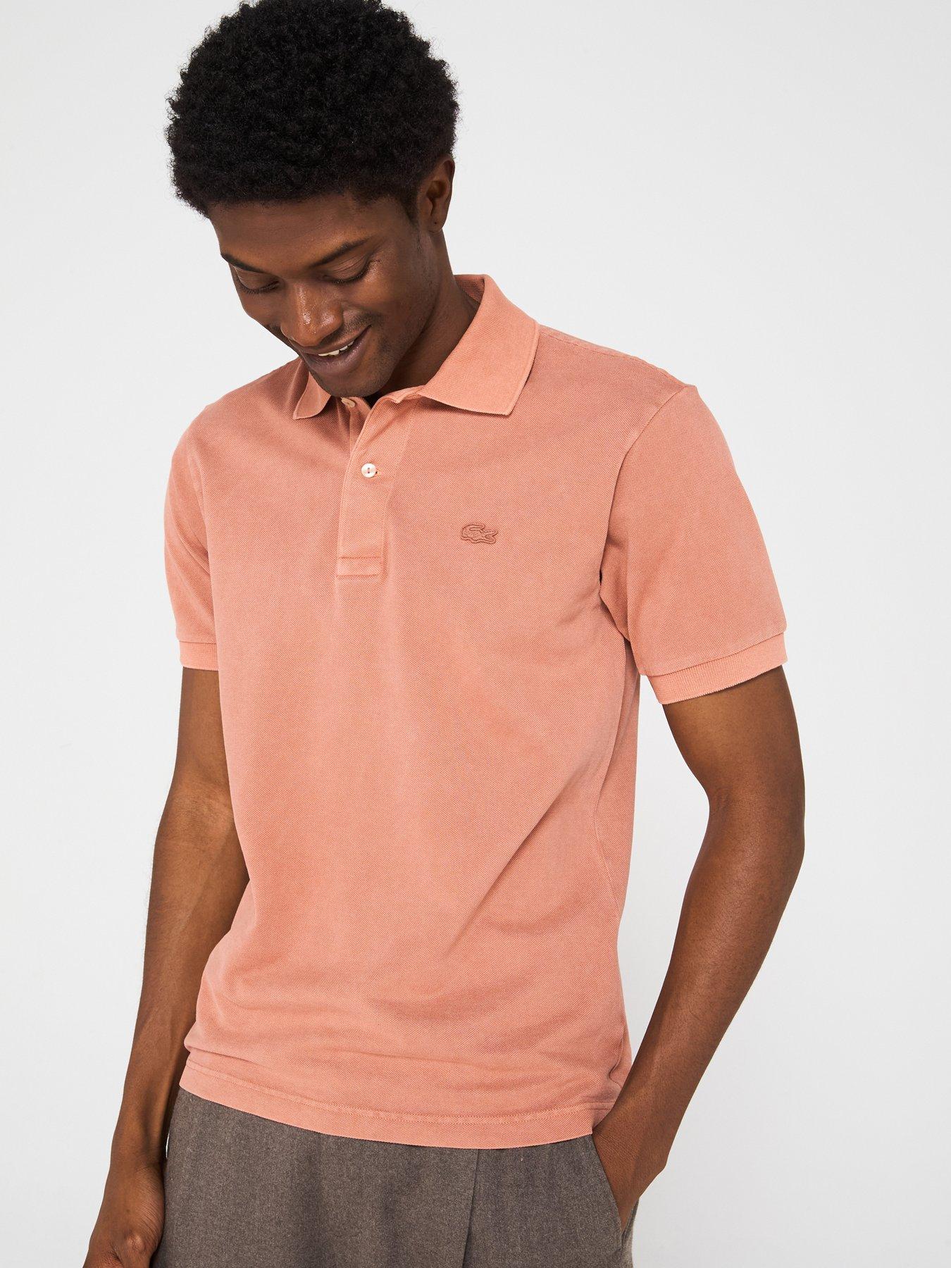 undefined Classic Fit L.12.12 Washed Polo Shirt - Brown
