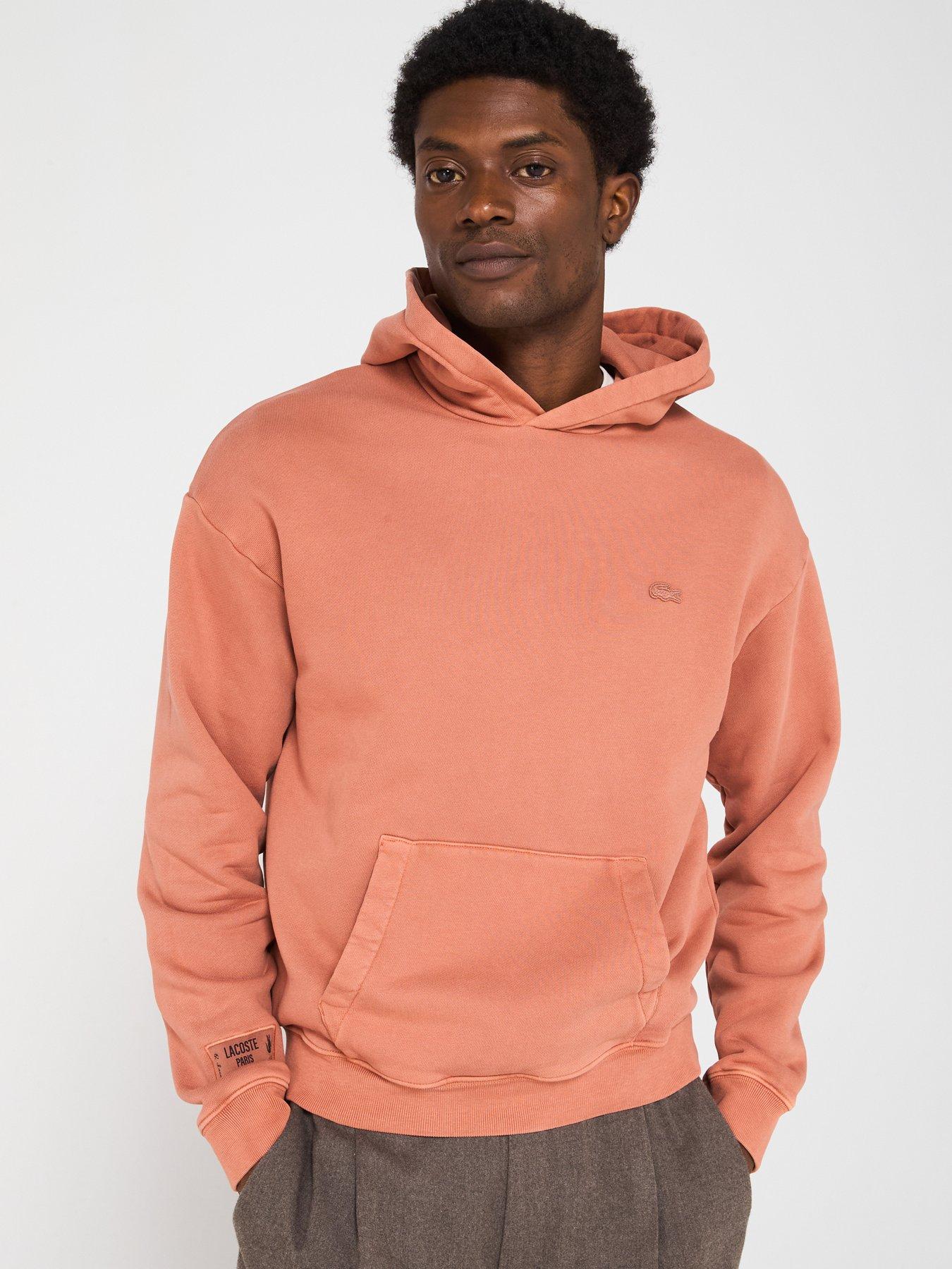 undefined Loose Fit Washed Hoodie - Brown
