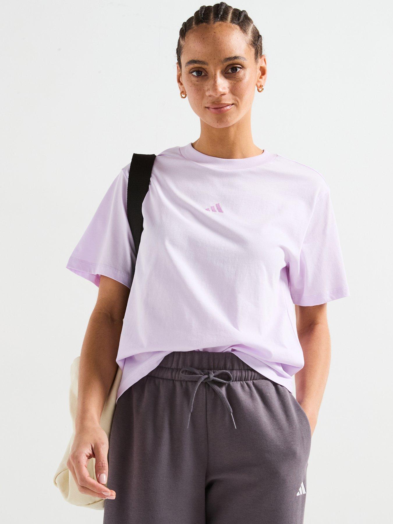 undefined Womens Essentials Cotton T-shirt - Purple