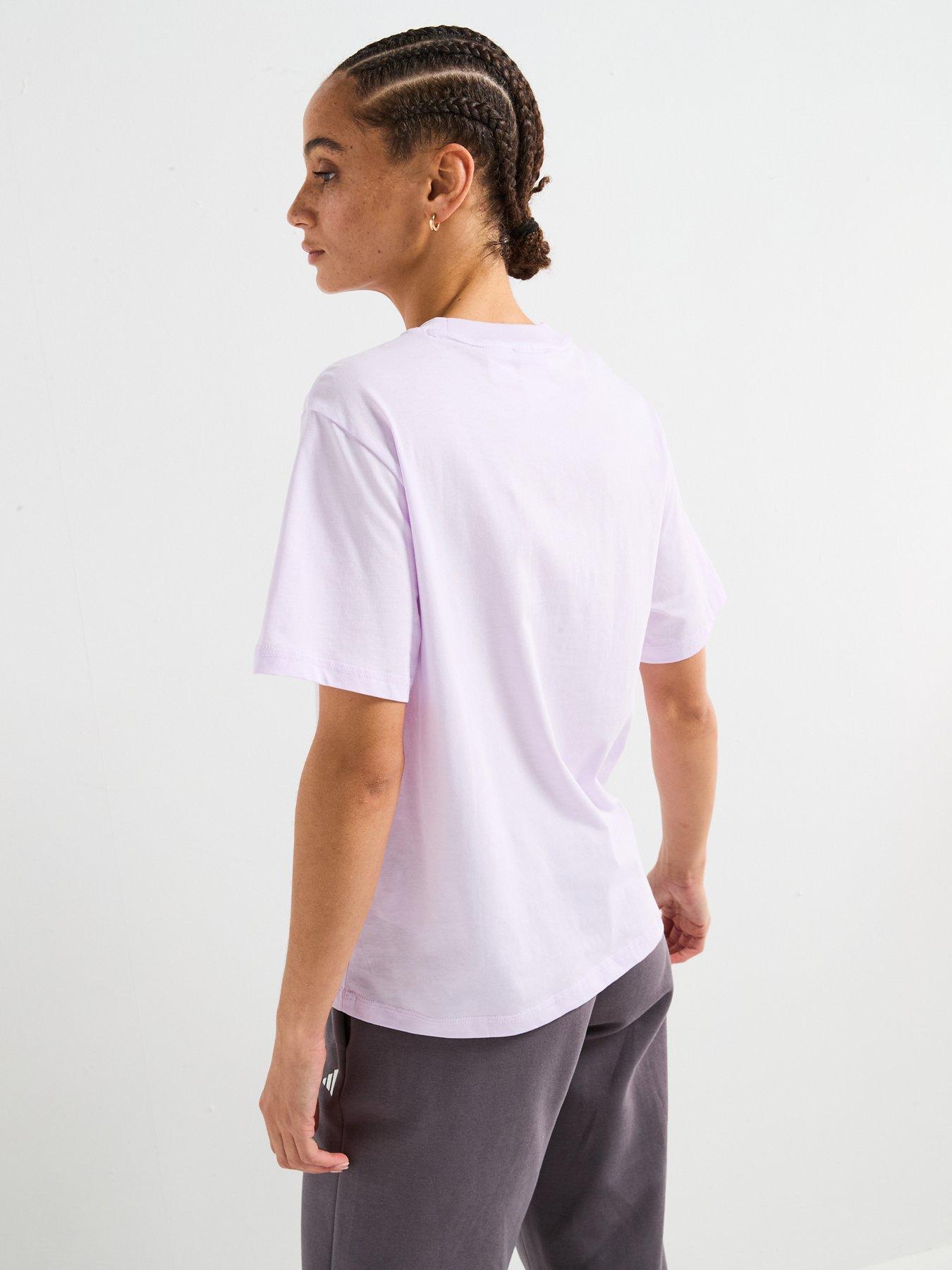 Image 2 of 6 of adidas Sportswear Womens Essentials Cotton T-shirt - Purple