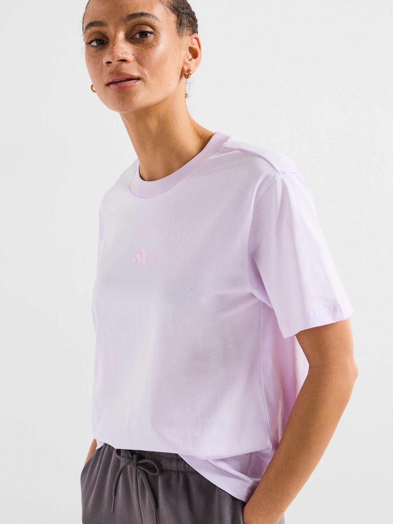 Image 5 of 6 of adidas Sportswear Womens Essentials Cotton T-shirt - Purple