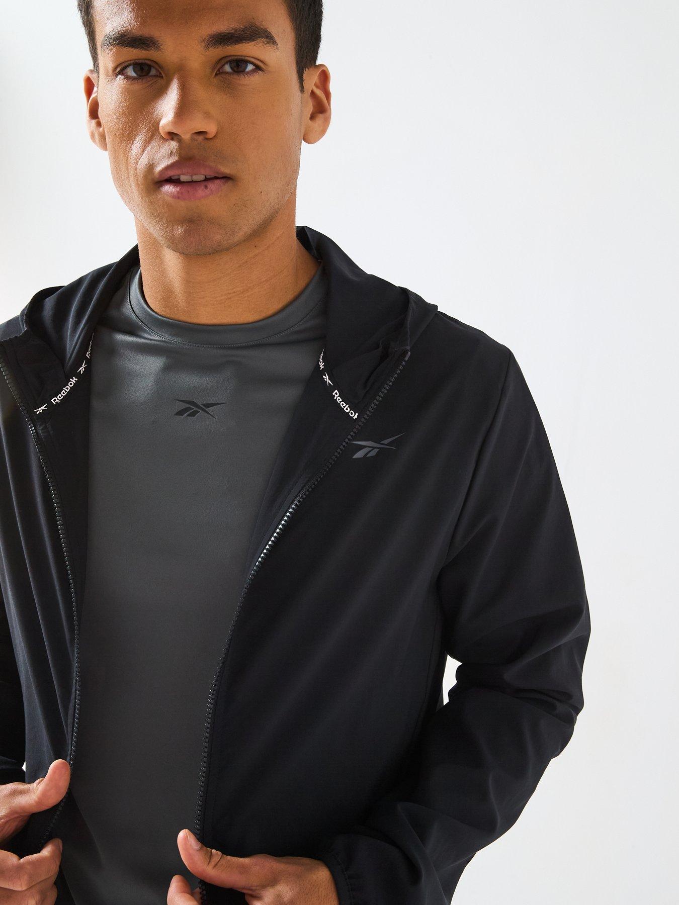 Reebok Mens Id Training Woven Jacket - Black | Very