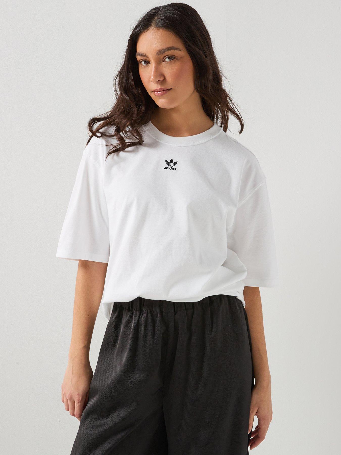 Adidas Originals Womens Essentials Boyfriend T-Shirt - White