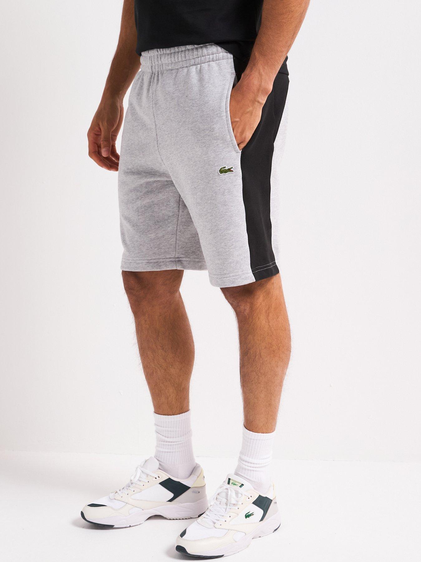 undefined Regular Fit Colourblock Sweat Shorts - Grey