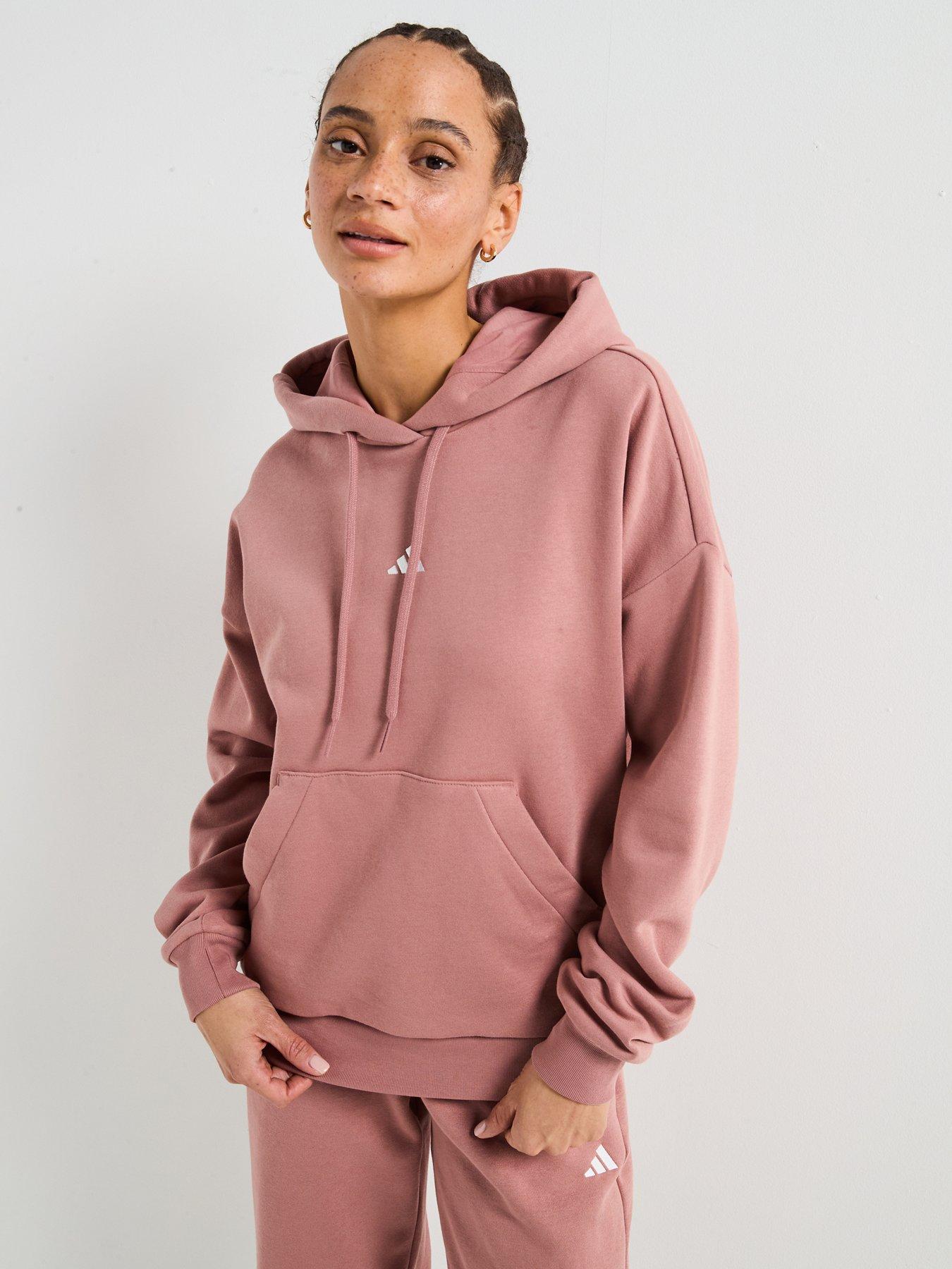 undefined Women's Essentials Feel Cosy Hoodie - Warm Clay/White