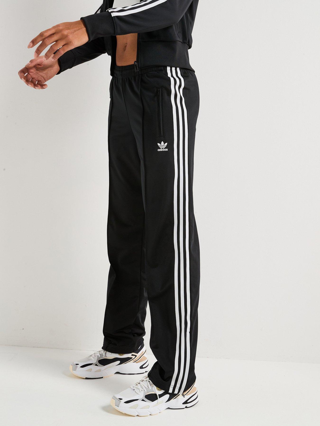 adidas Originals Womens Classics Firebird Tracksuit Bottoms, Black, Size L, Women