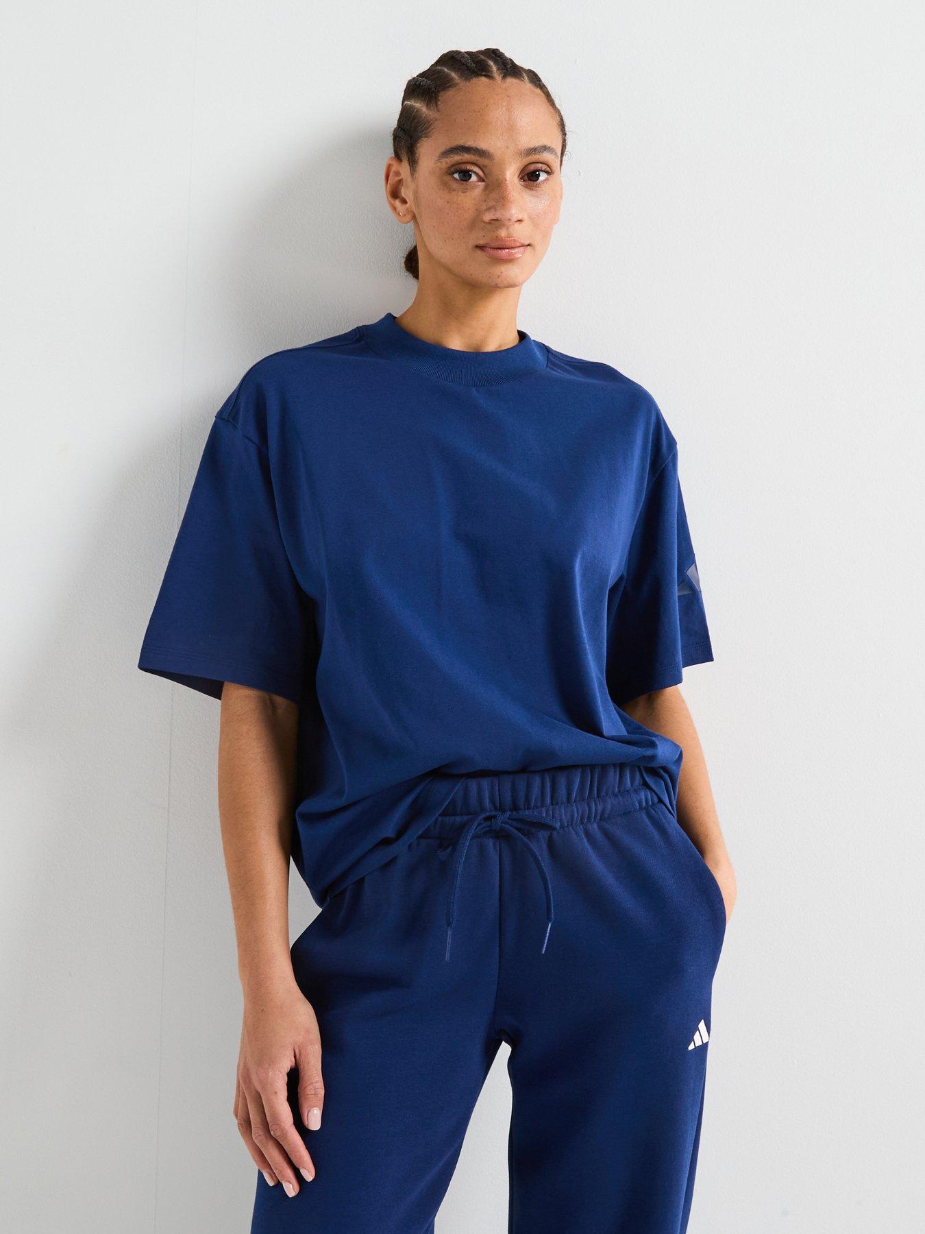 undefined Women's Essentials Boyfriend T-Shirt - Blue