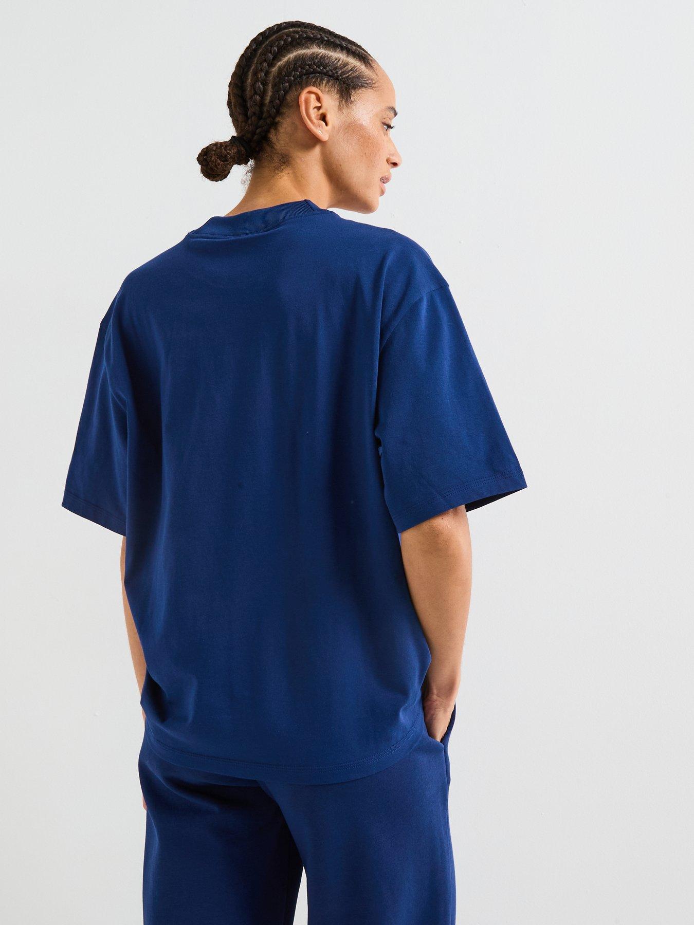 Image 2 of 6 of adidas Sportswear Women's Essentials Boyfriend T-Shirt - Blue